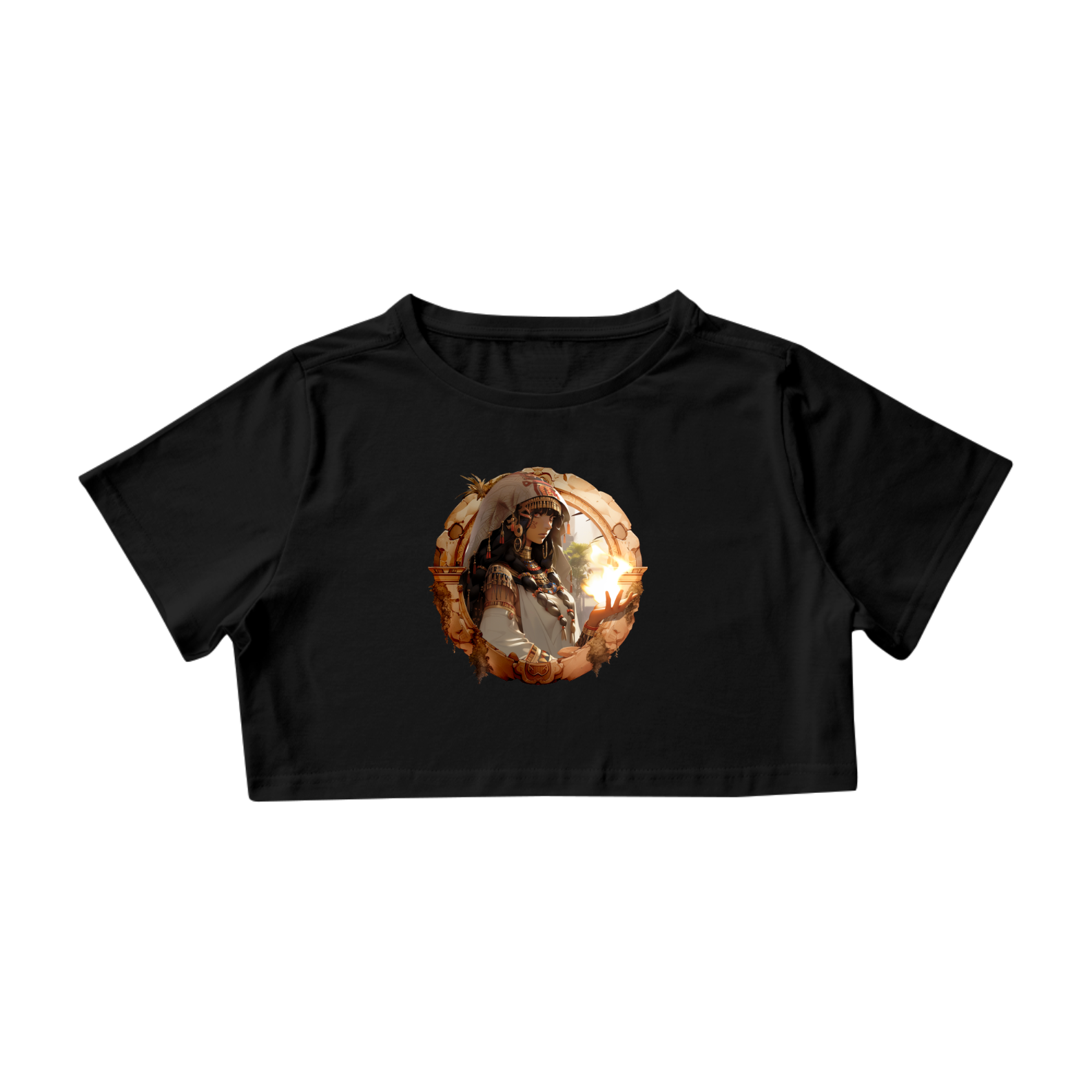 Nome do produto  Cropped Estampado (F.E) 