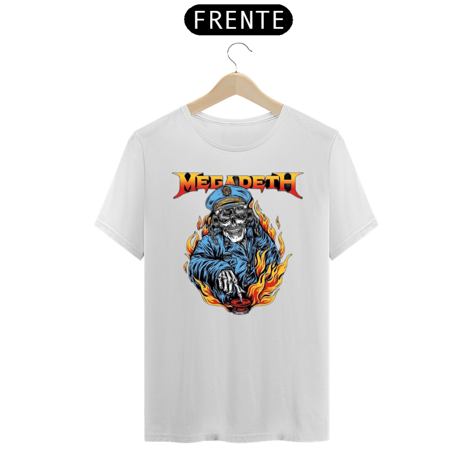 Camisa Banda Megadeth - Thrash Metal
