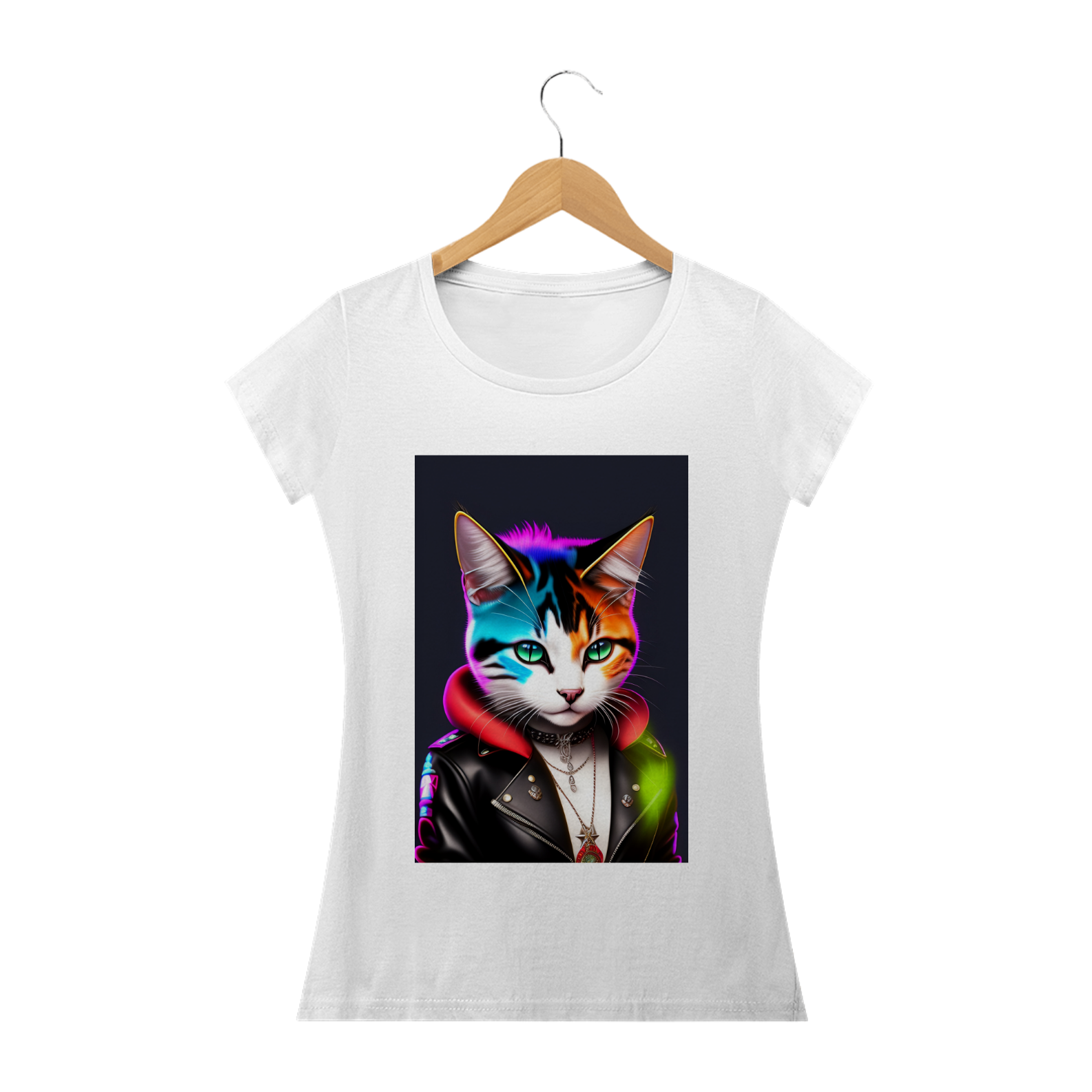 Camisa de gato Futurista