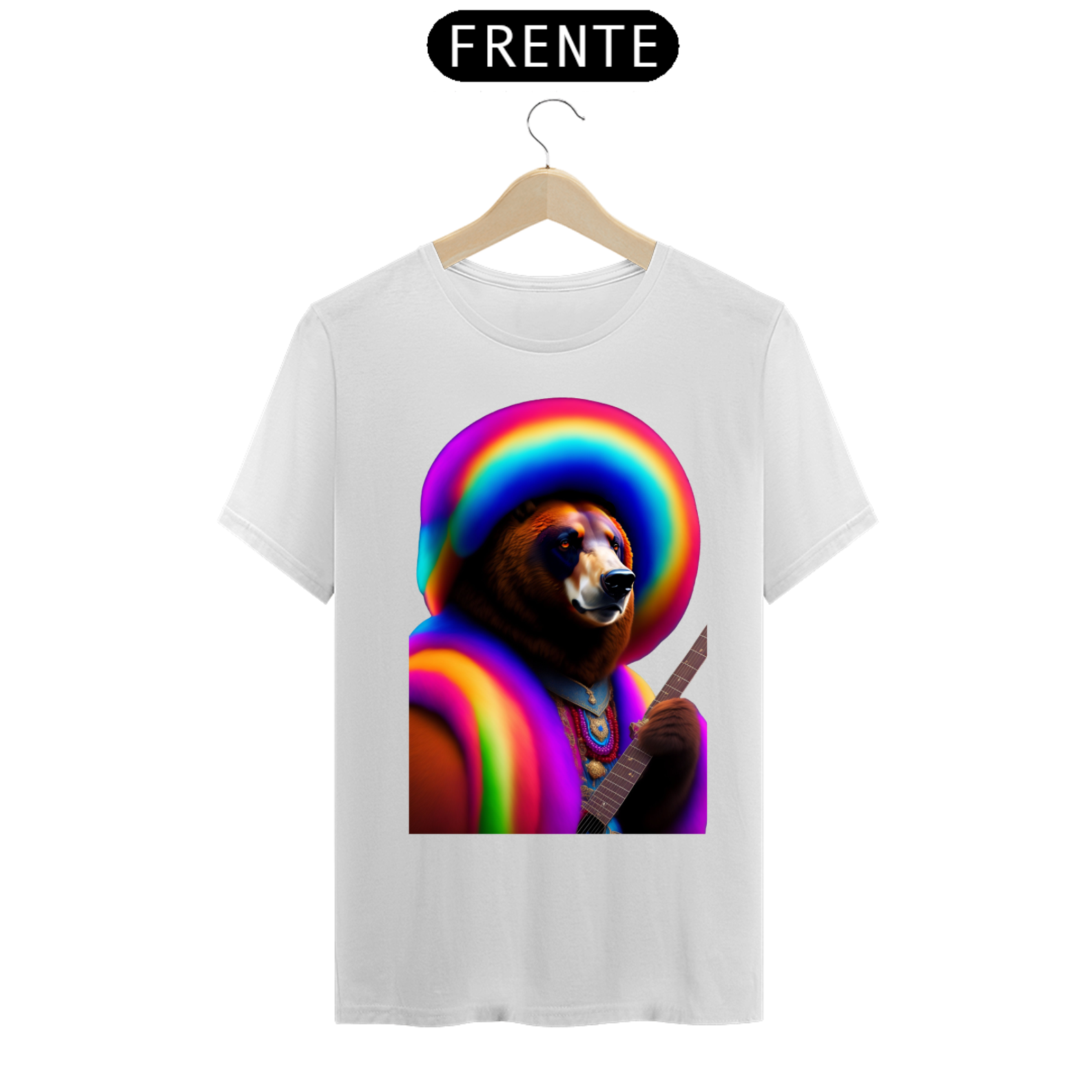 T-shirt unissex urso