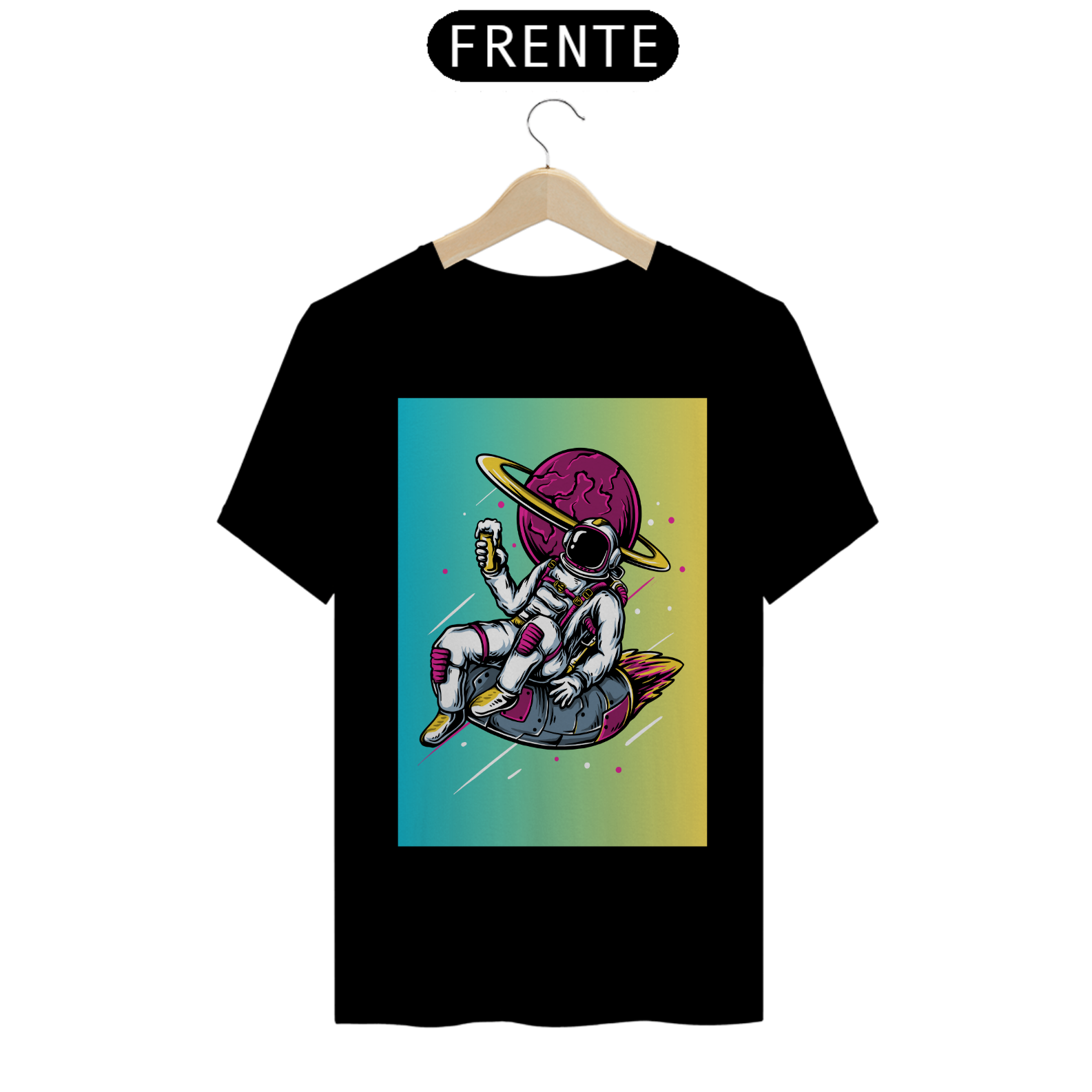 Space T-shirt unissex 