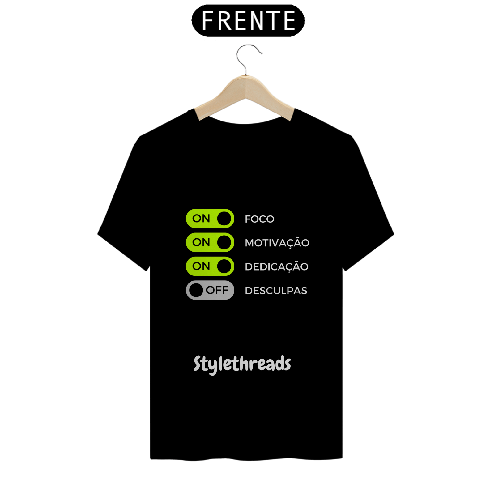 T-shirt unissex Motivacional 