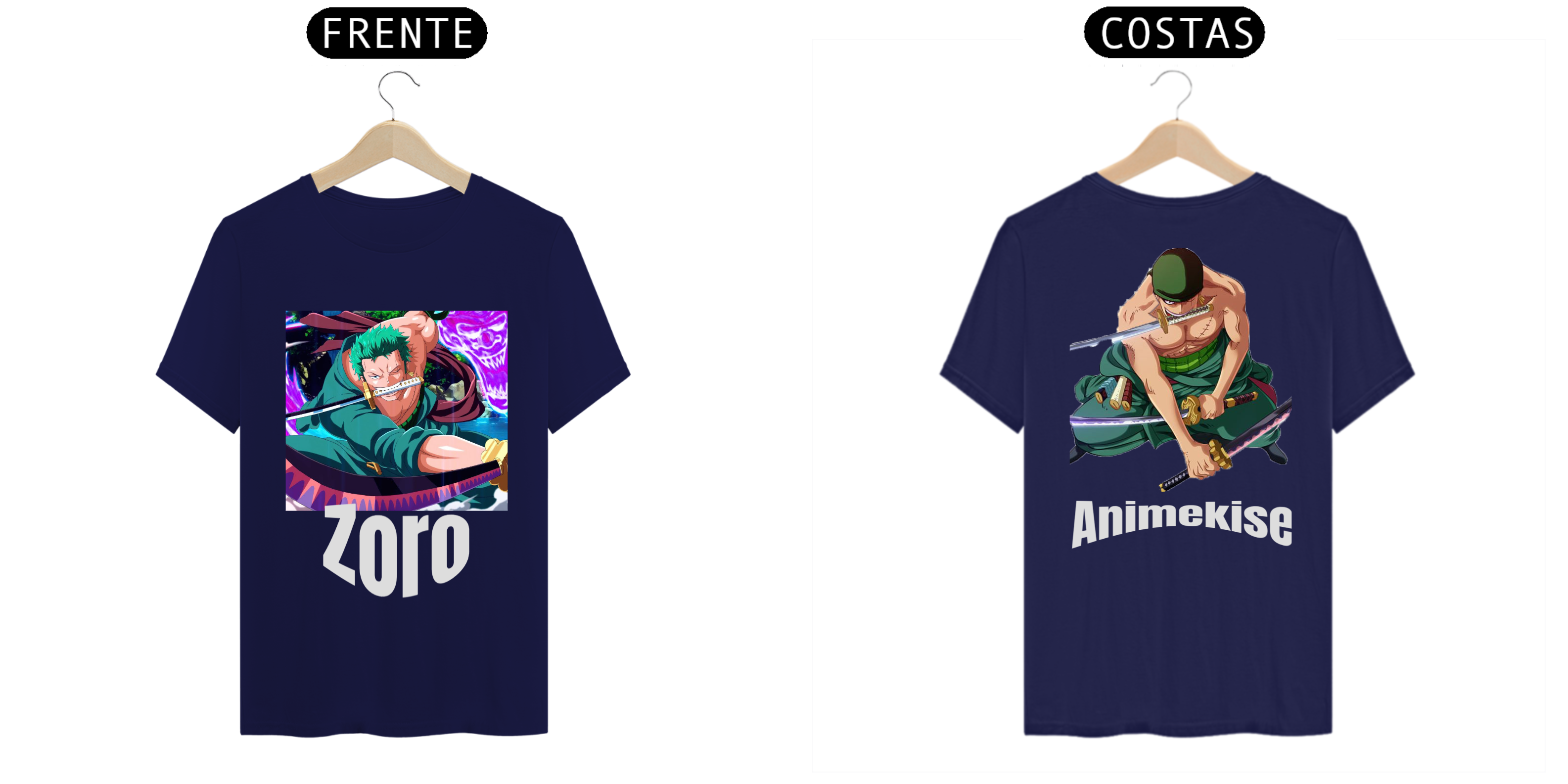 Nome do produto  Zoro camiseta