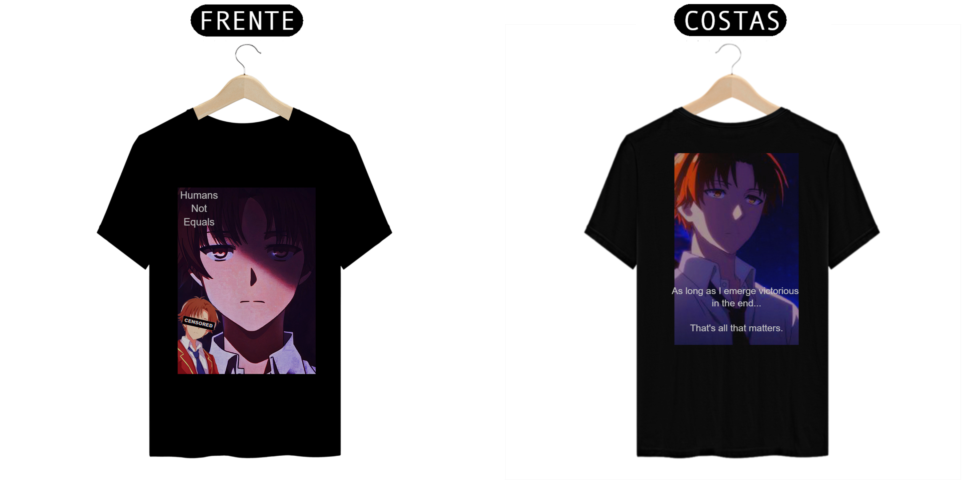 Nome do produto  Ayanokoji camiseta