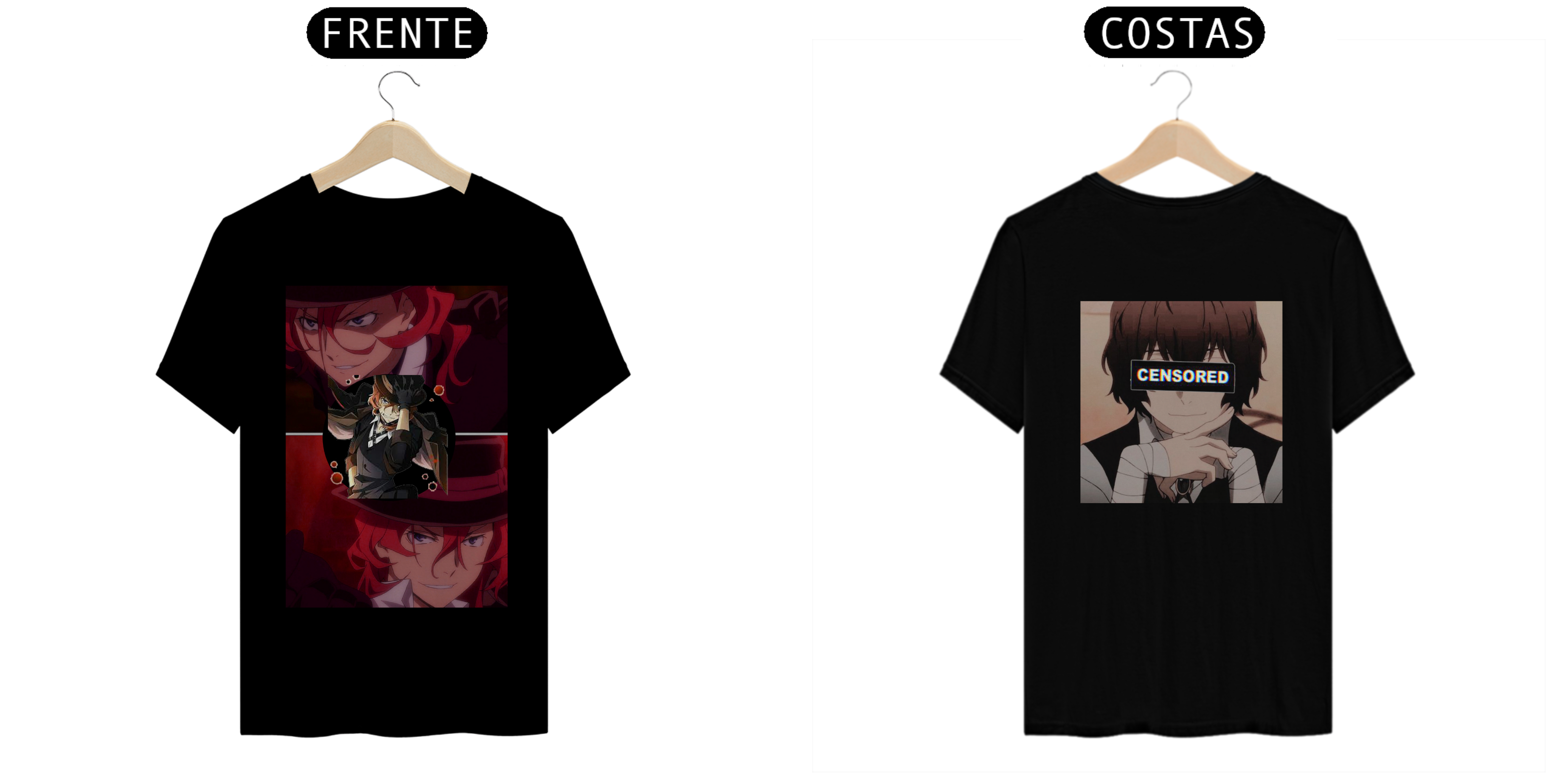 Nome do produto  Camiseta bungou stray dogs