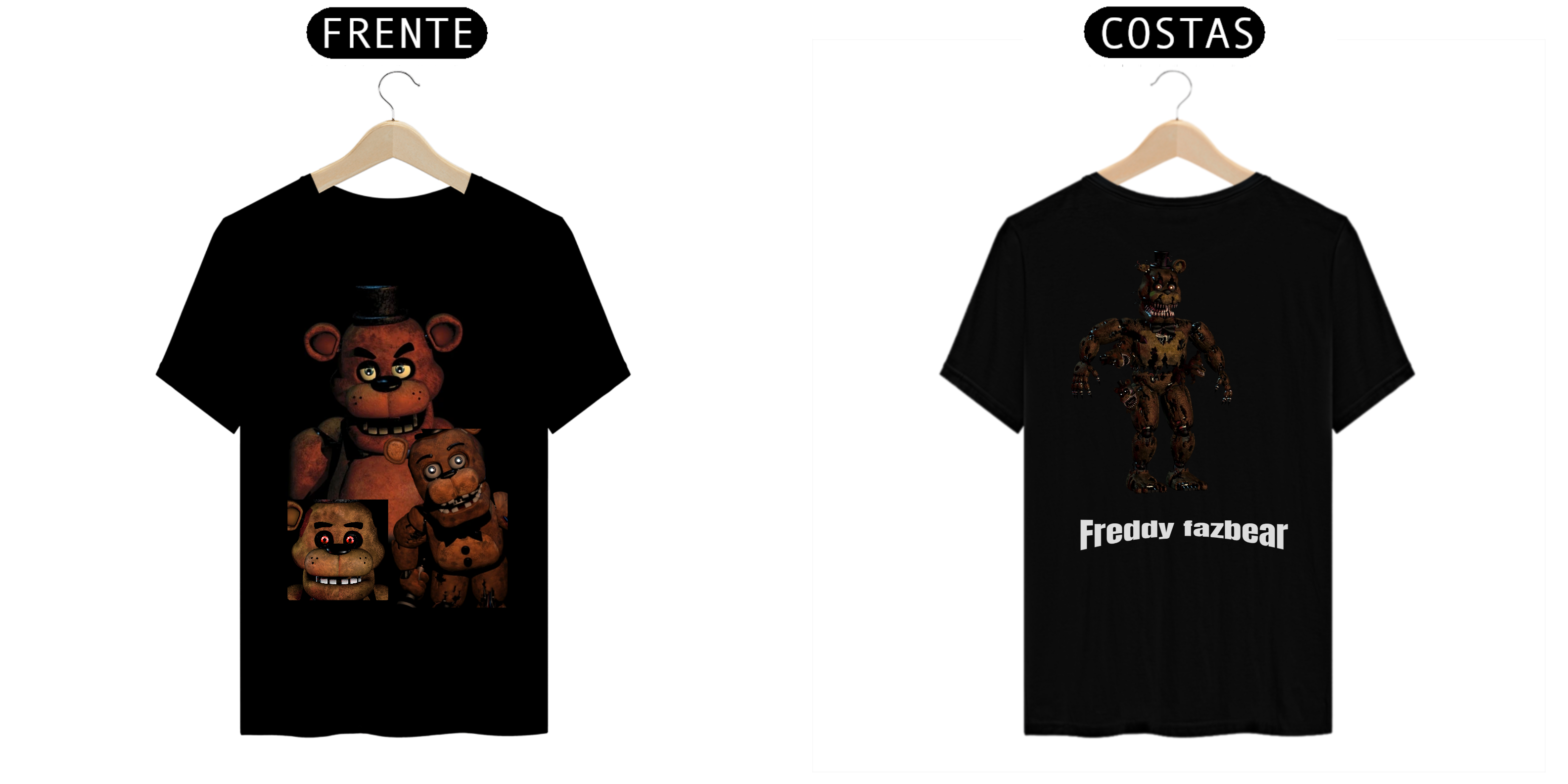 Nome do produto  Freddy camiseta fnaf