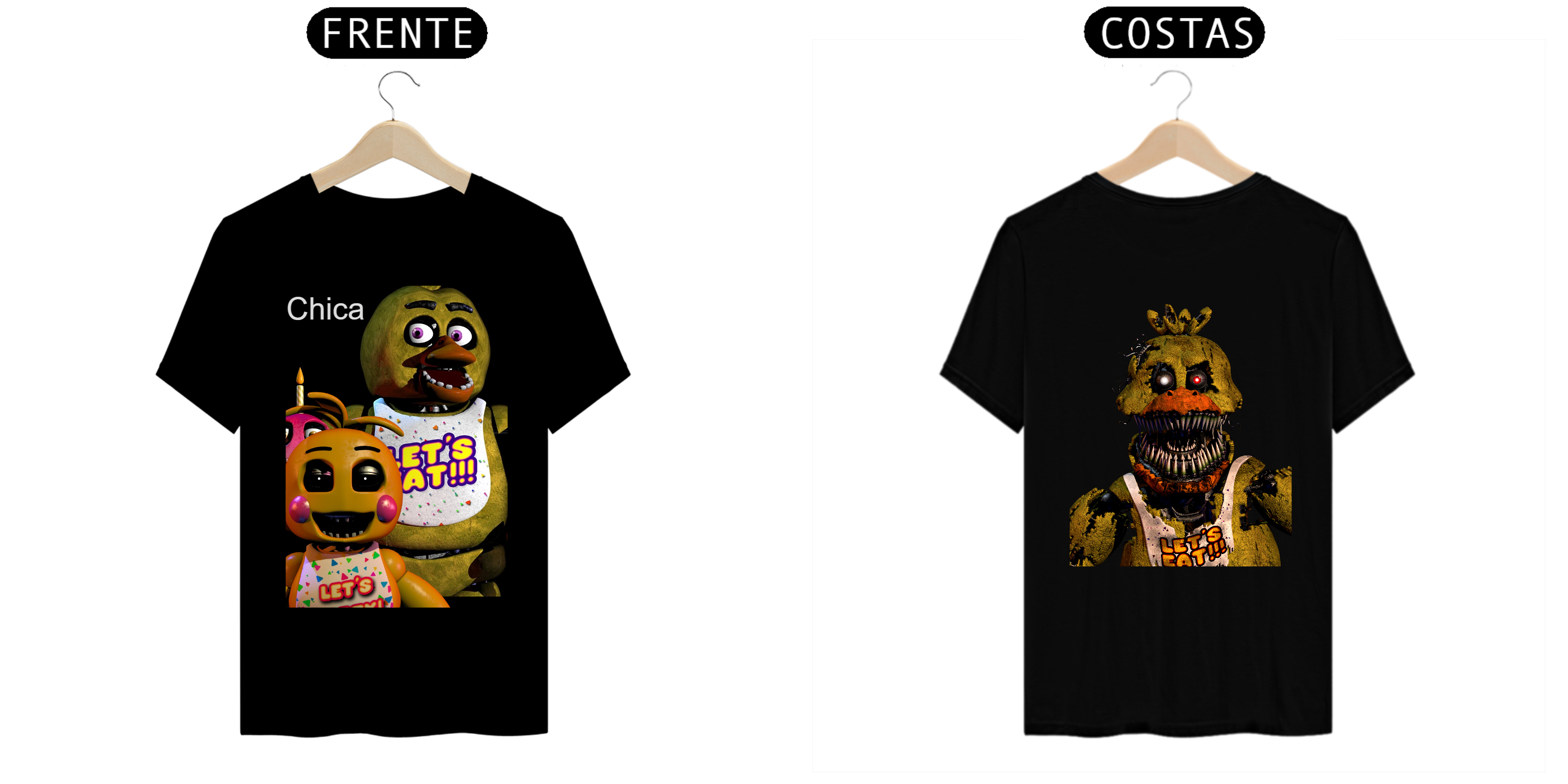 Nome do produto  Chica camiseta fnaf
