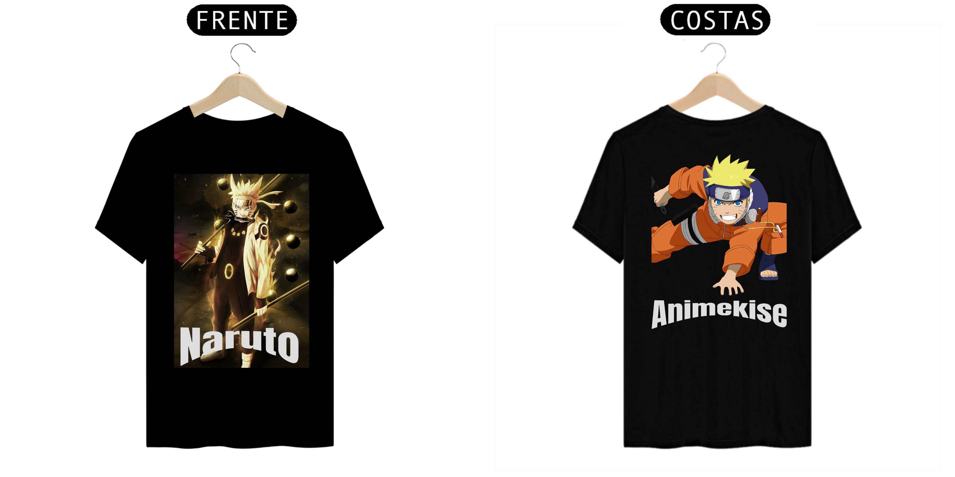 Nome do produto  Naruto camiseta