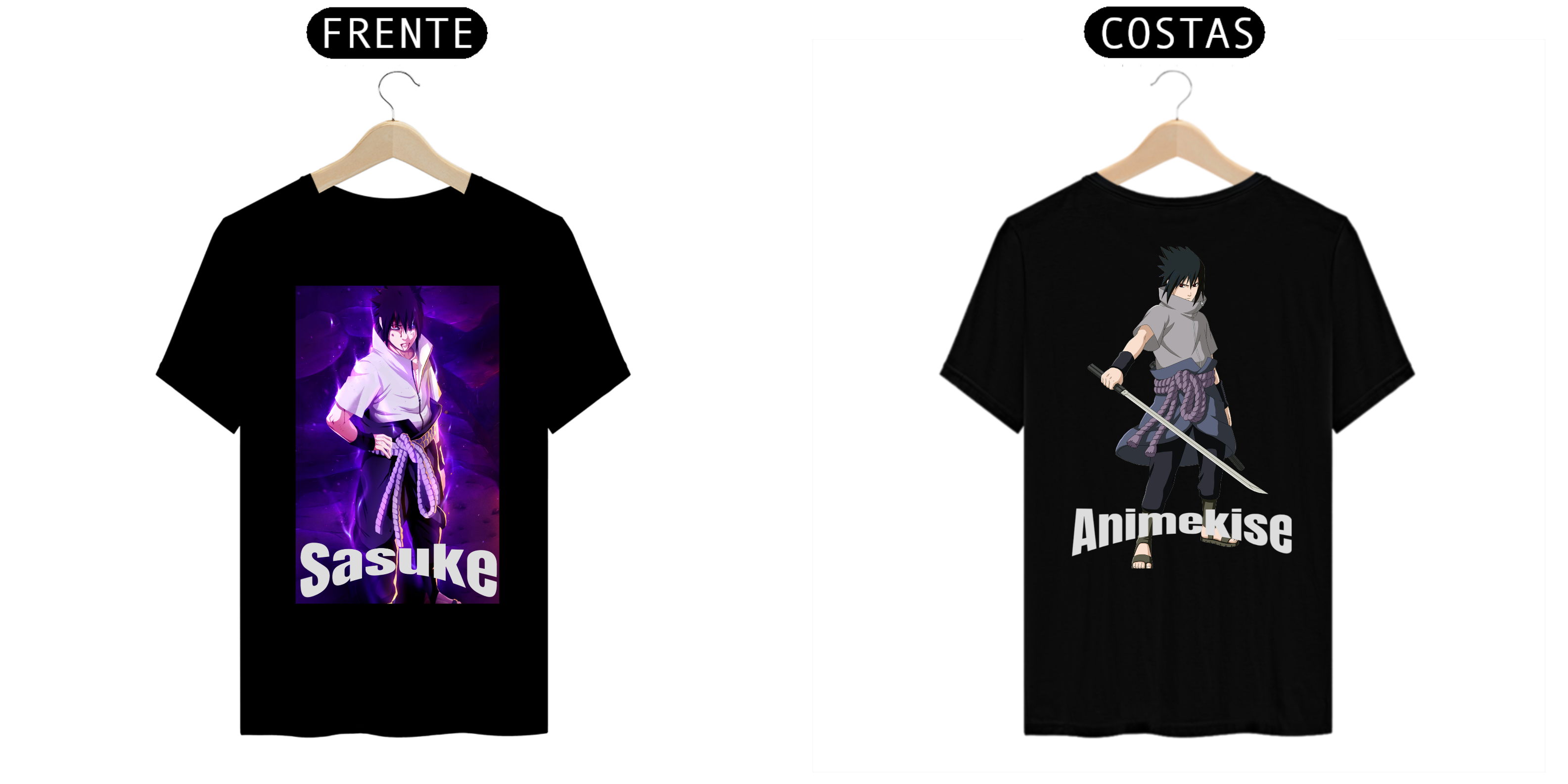 Nome do produto  Sasuke camiseta