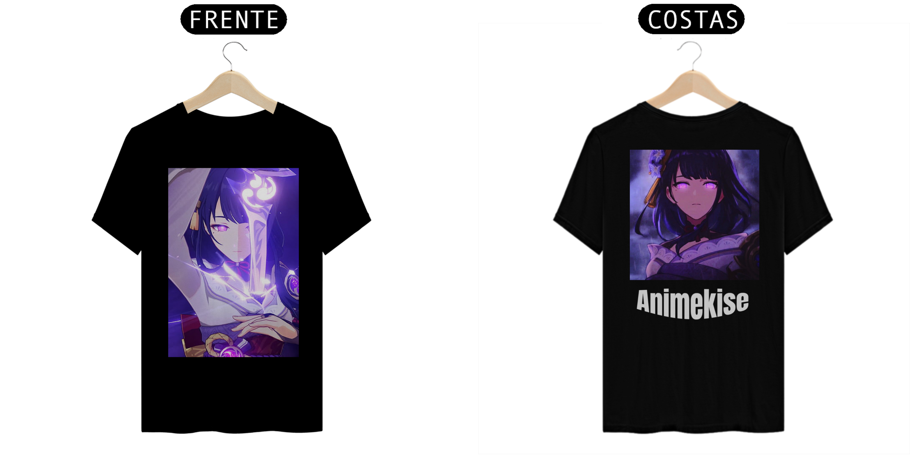 Nome do produto  Raiden shogun camiseta