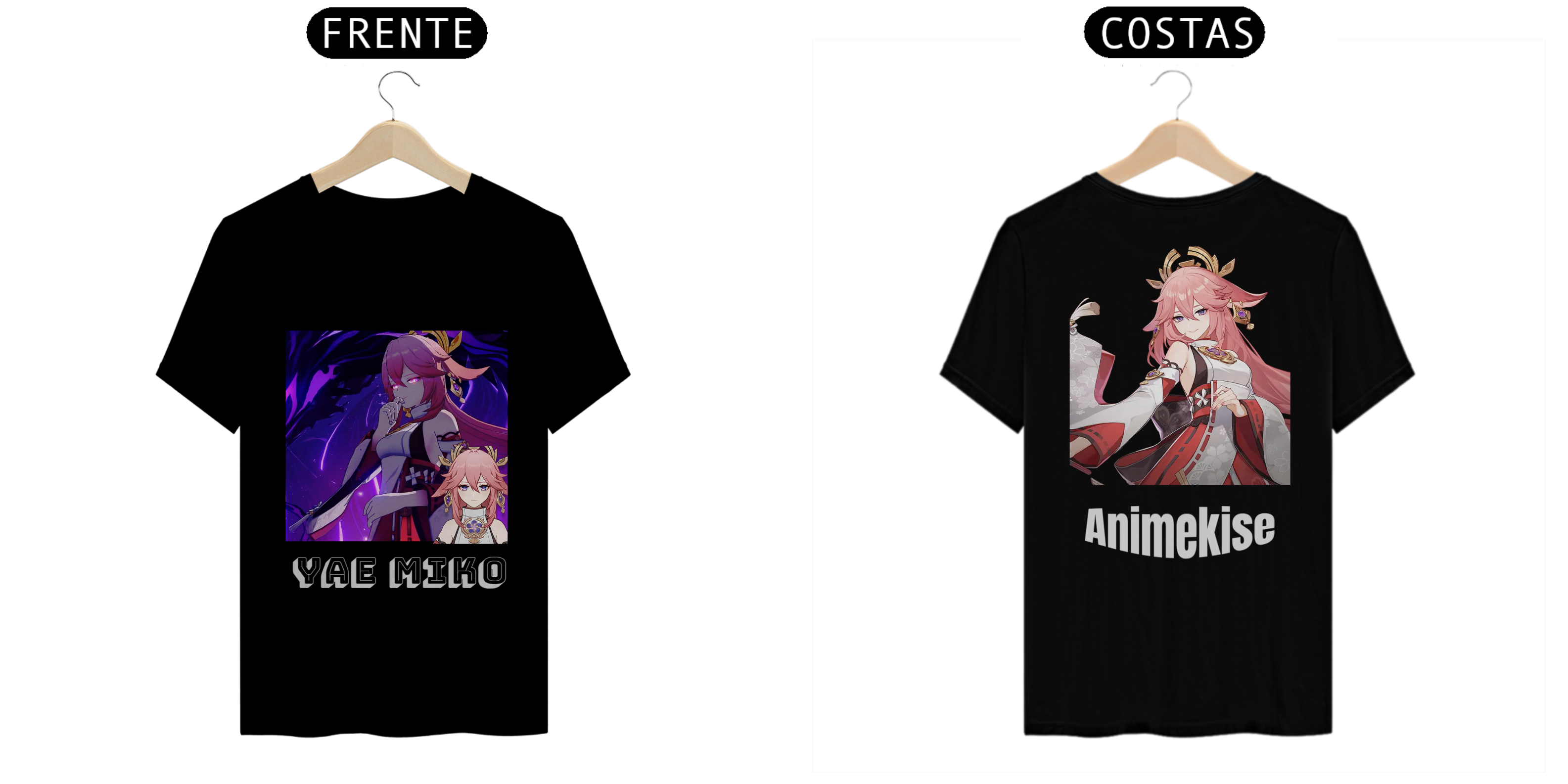 Nome do produto  Yae miko camiseta
