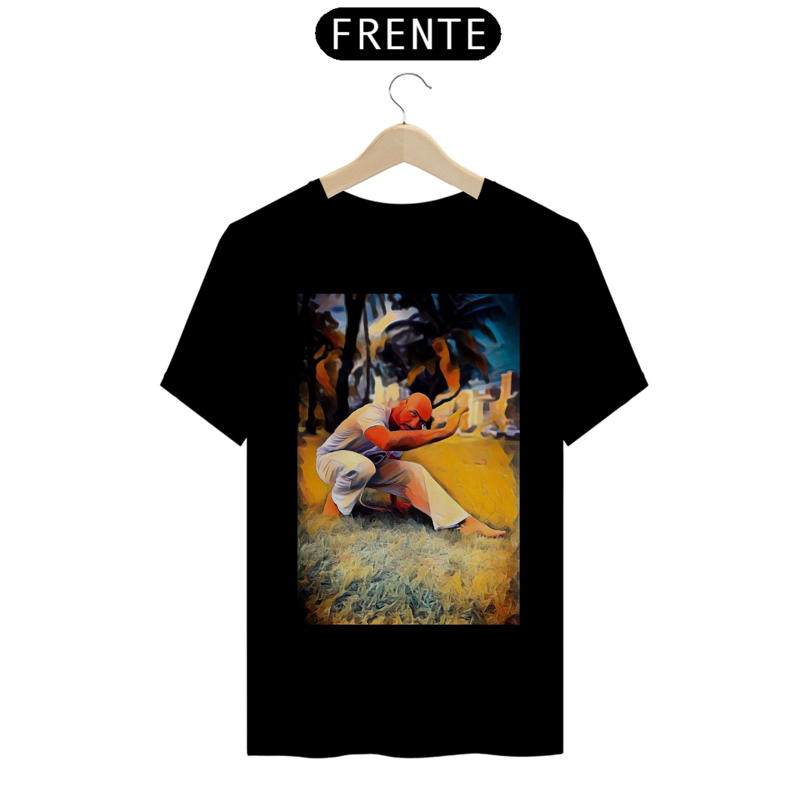 Nome do produto  Camiseta E-Capoeira (Negativa 2)