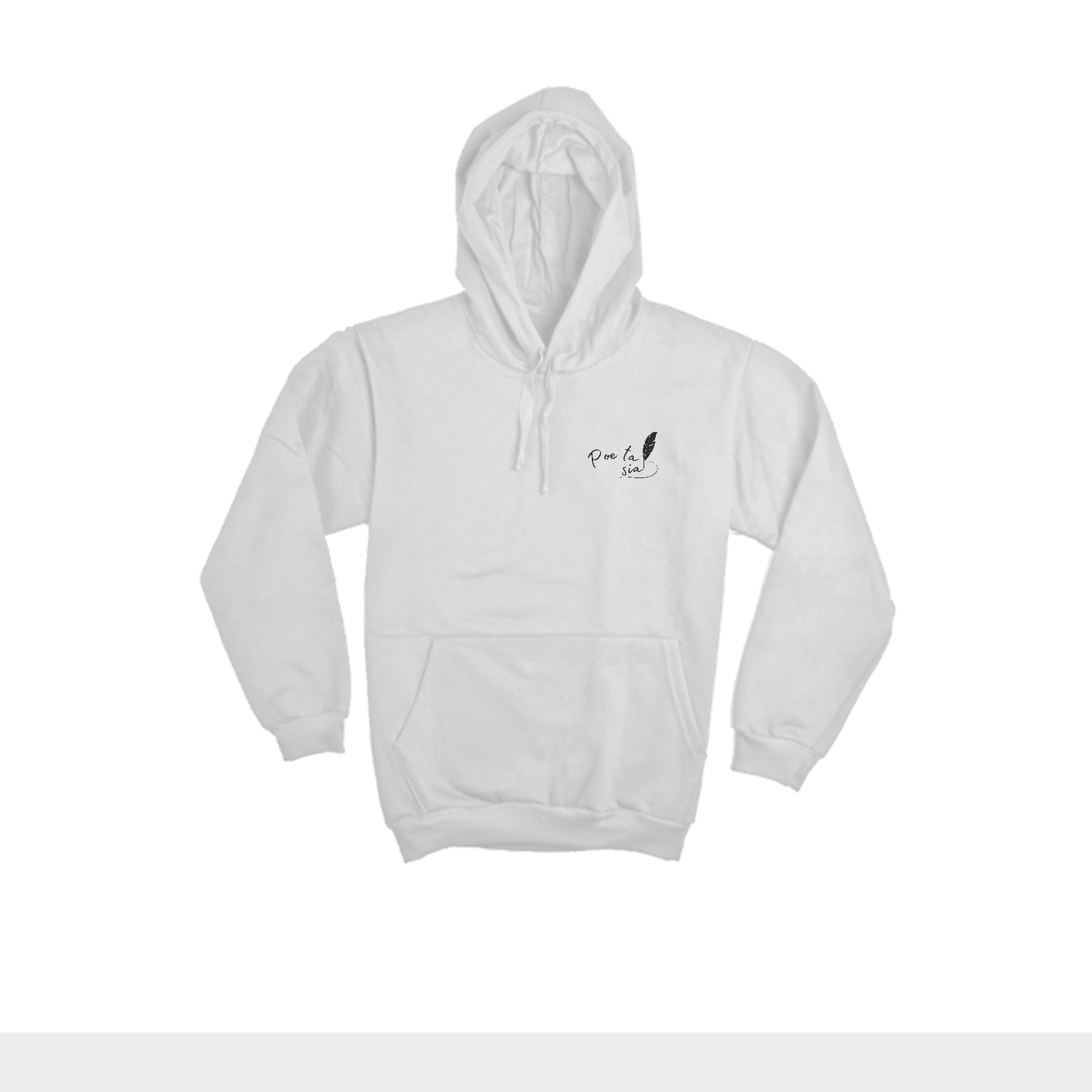 Moletom Canguru Branco - Poeta sia 