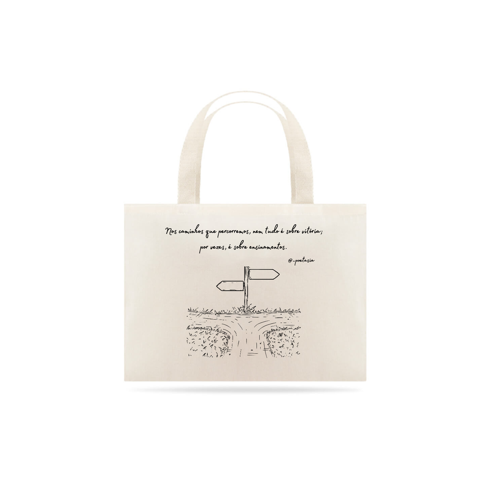 Eco Bag Grande - Os caminhos que percorremos