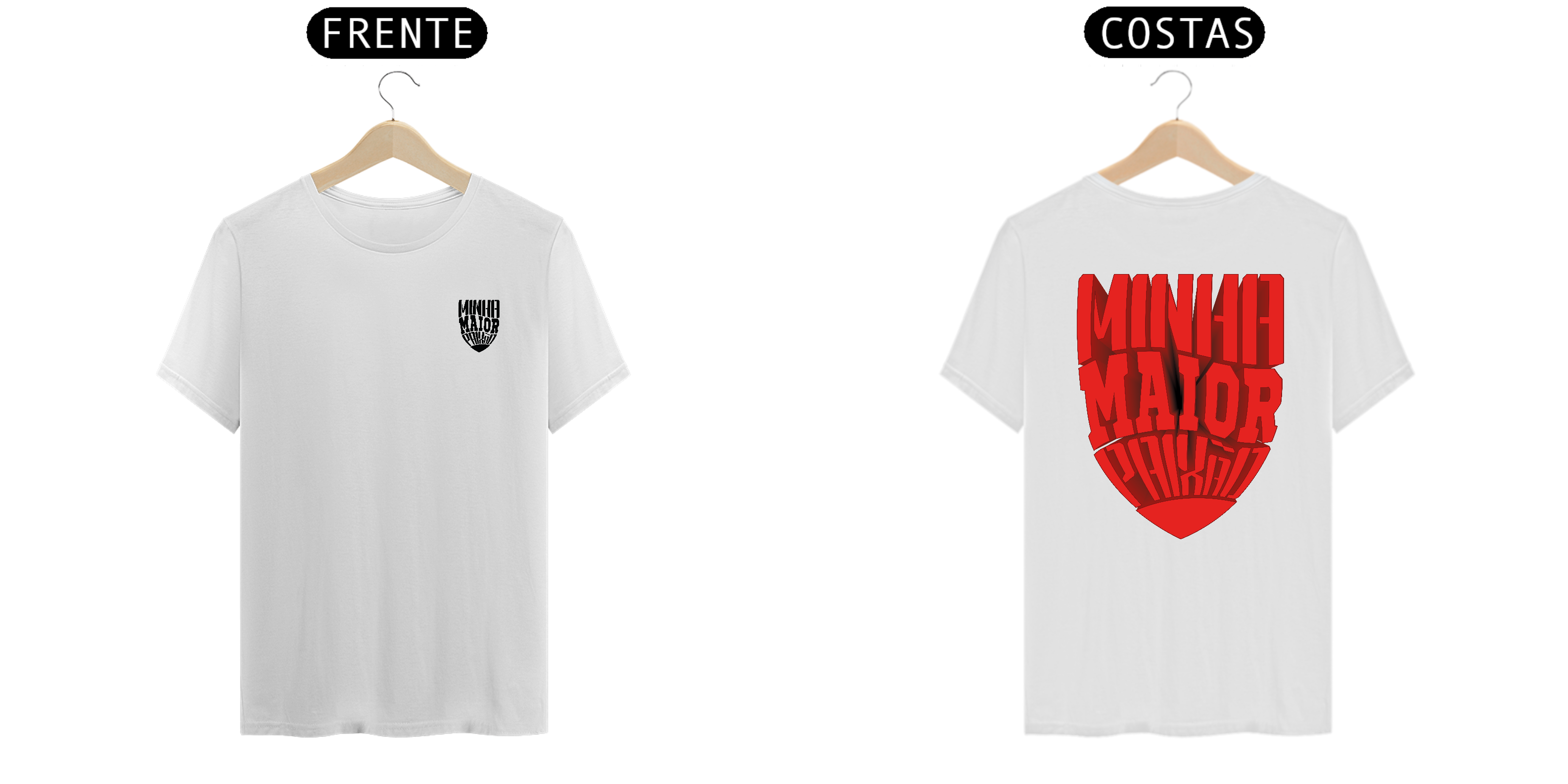 Camisa Prime - Minha maior paixão - 3D - Branca 
