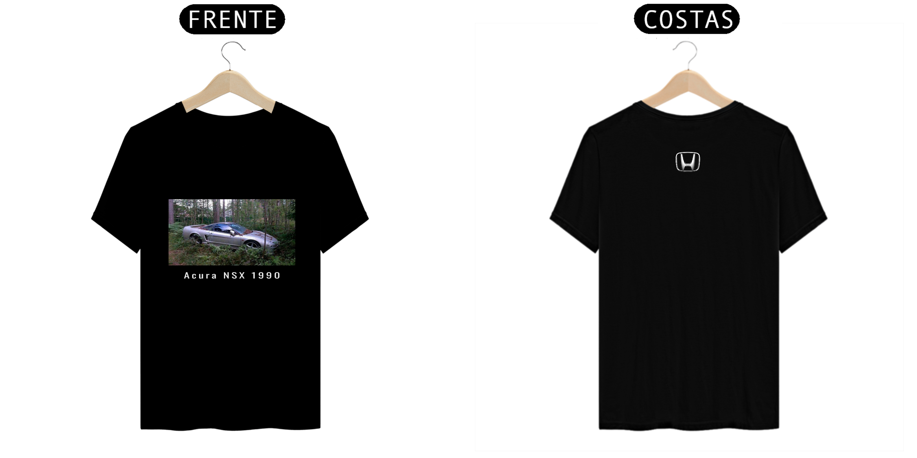 Honda Acura NSX in the forest