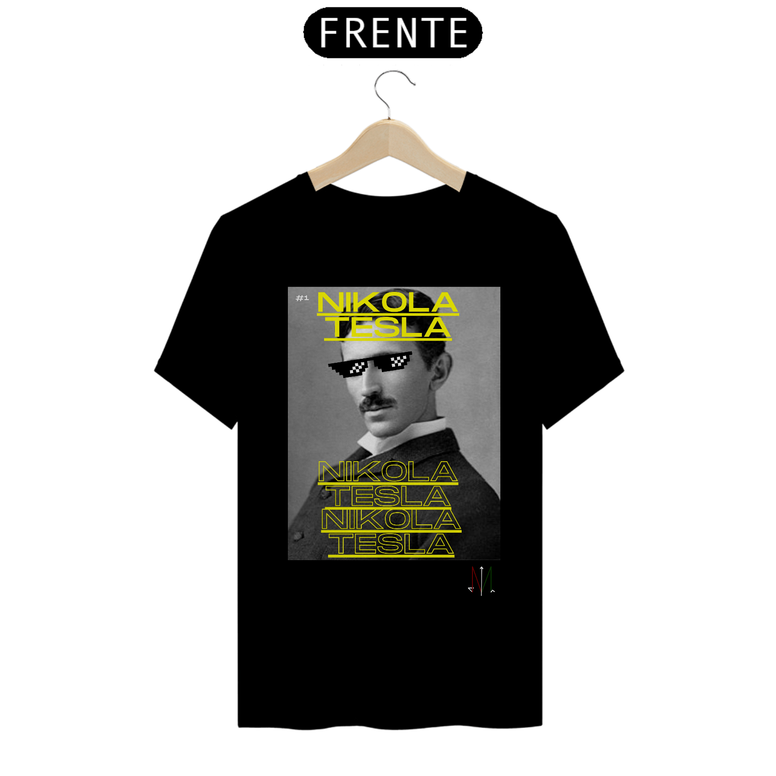 camiseta street MN Nikola Tesla 