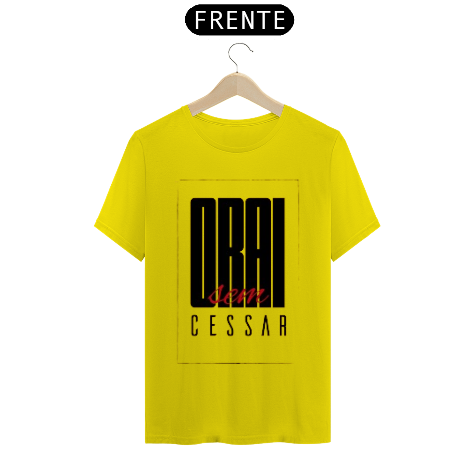 Nome do produto  Camisa gospel, ``Orar sem cessar´´ modelo 3