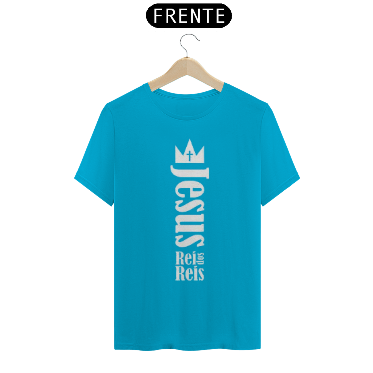 Nome do produto  Camisa gospel, ``Jesus reis dos reis´´ modelo 1