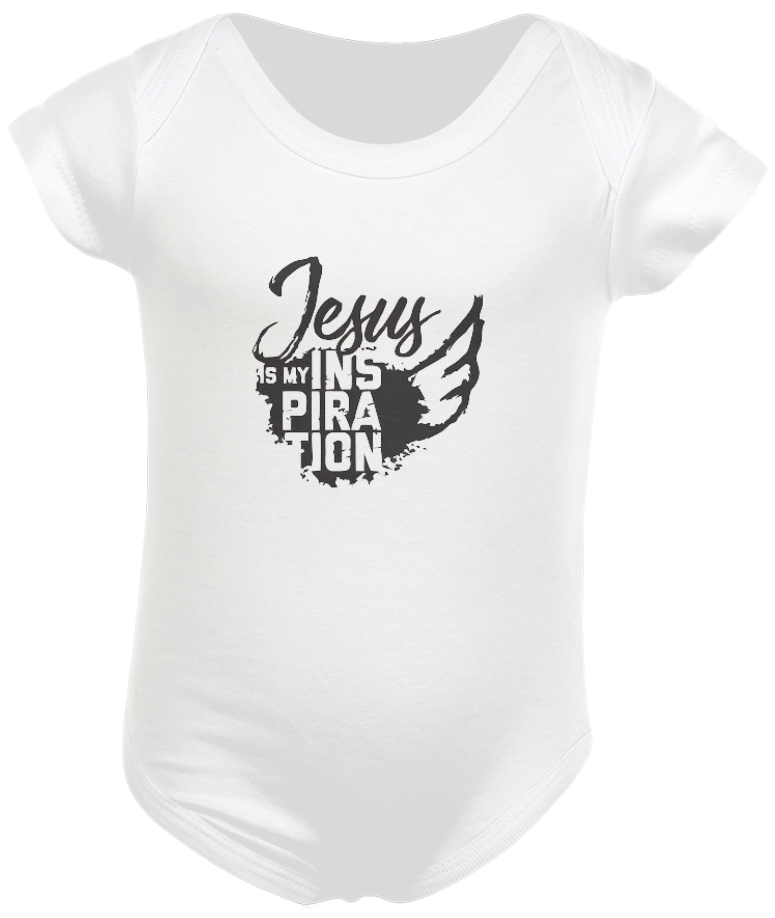 Nome do produto  Body infantil gospel, ´´Jesus is my inspiration´´