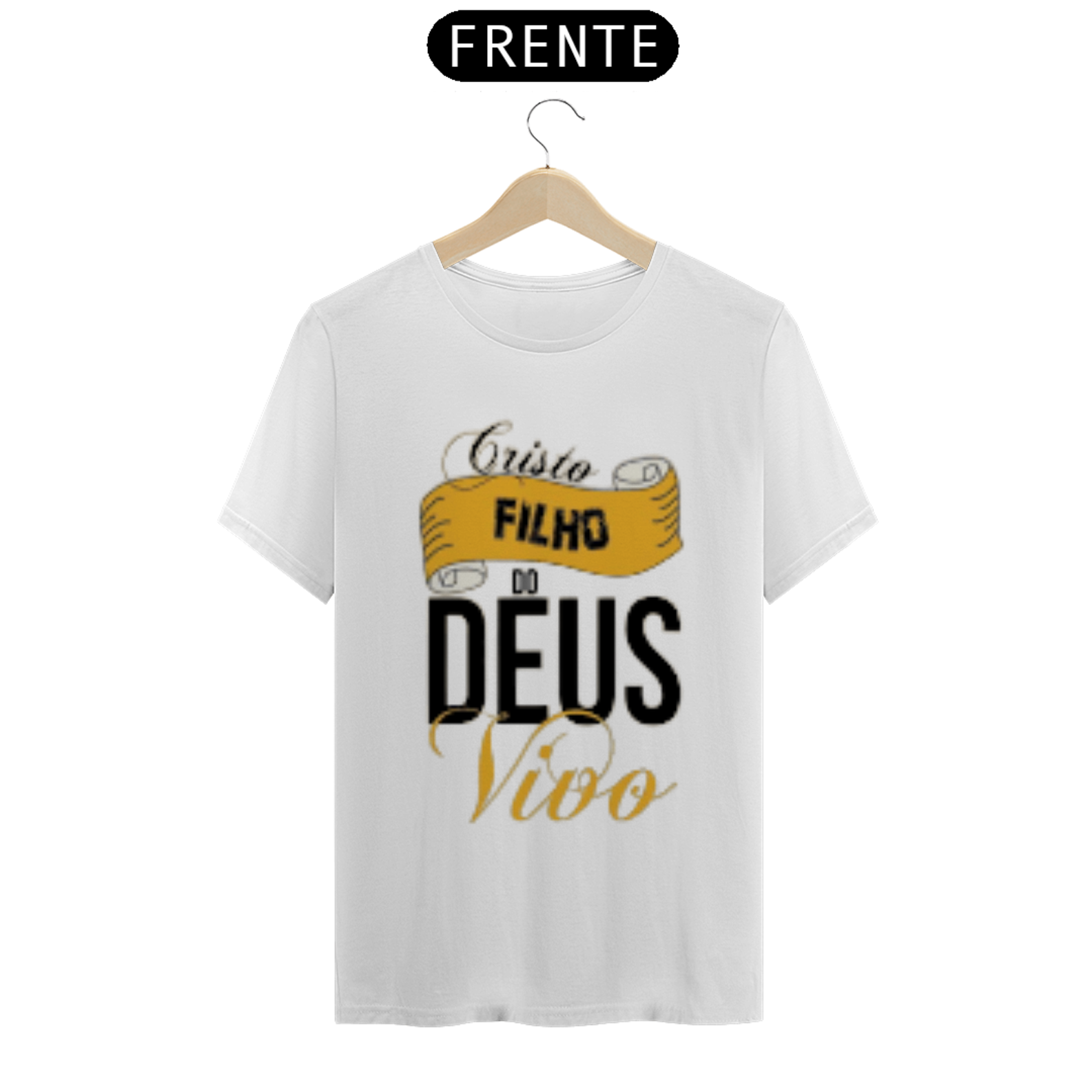 Nome do produto  Camisa gospel, ``Cristo, filho do Deus vivo´´