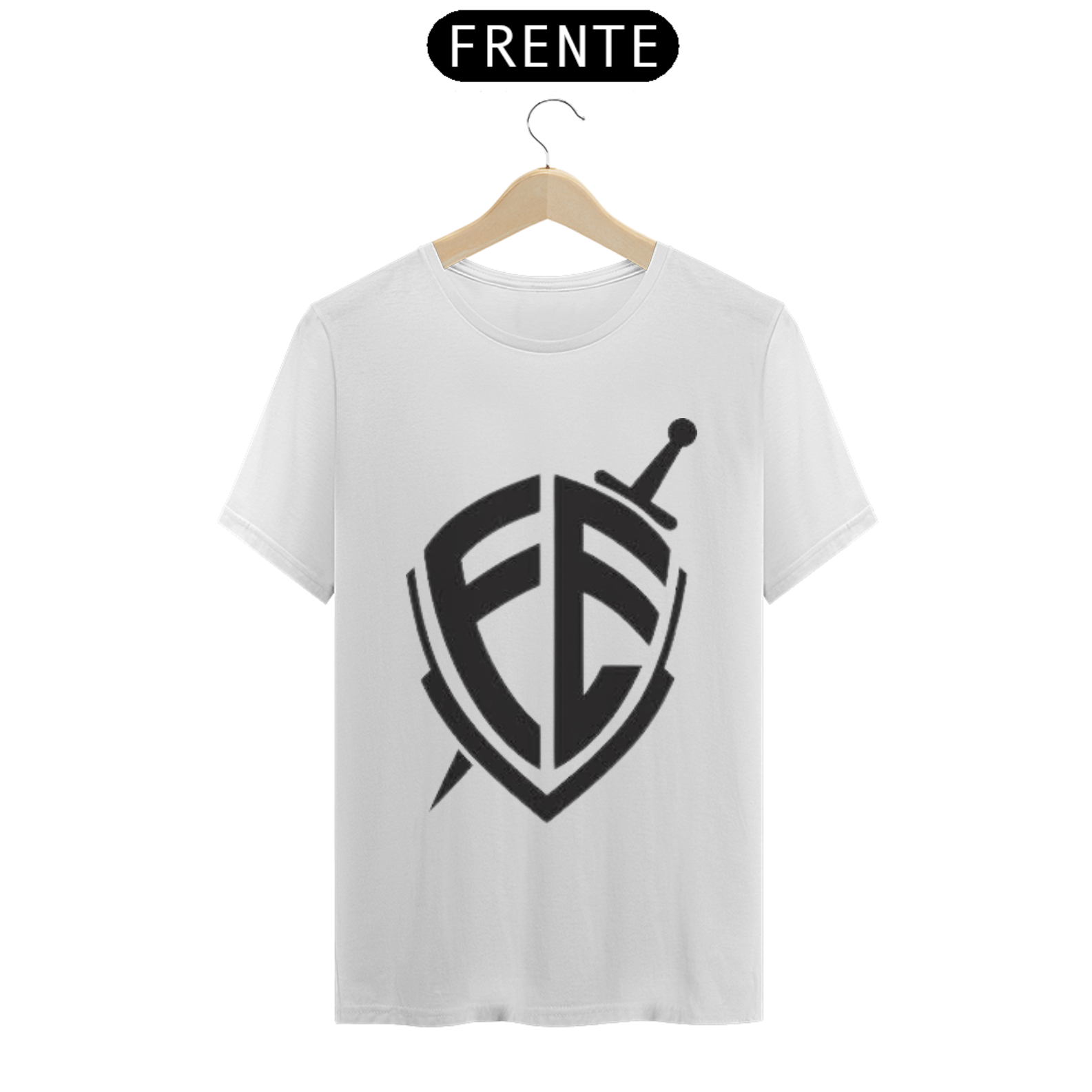 Nome do produto  Camisa gospel, ``Fé´´ modelo 2 