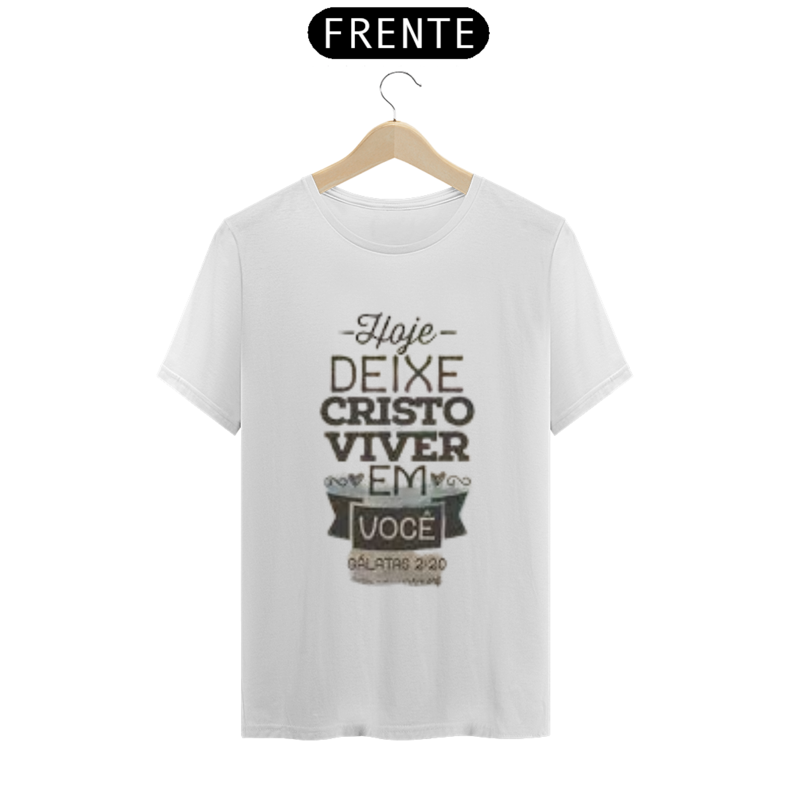 Nome do produto  Camisa gospel, ``Crsito vive em mim´´ modelo 3