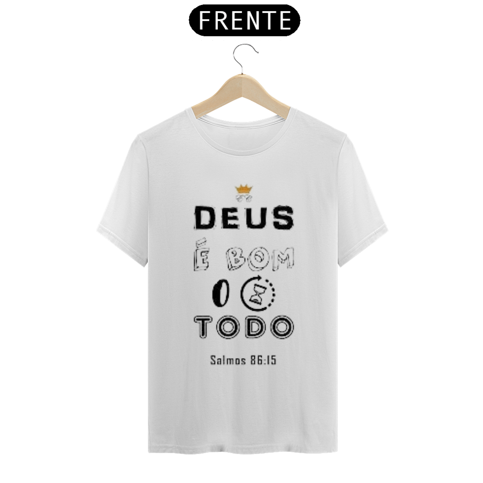 Nome do produto  Camisa gospel, `` Deus é bom o tempo todo´´ modelo 4