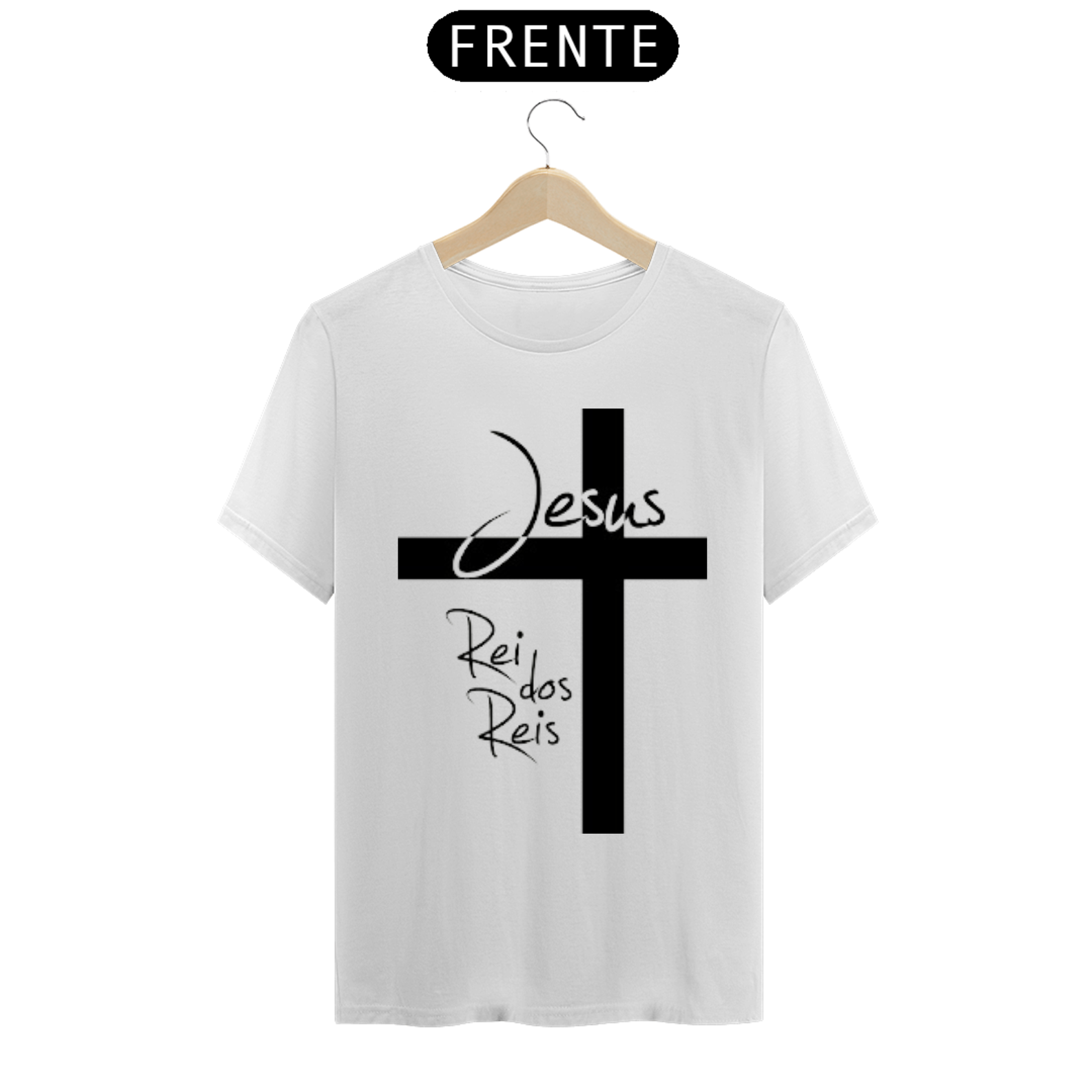 Nome do produto  Camisa gospel, ´´Jesus reis dos reis´´ modelo 3