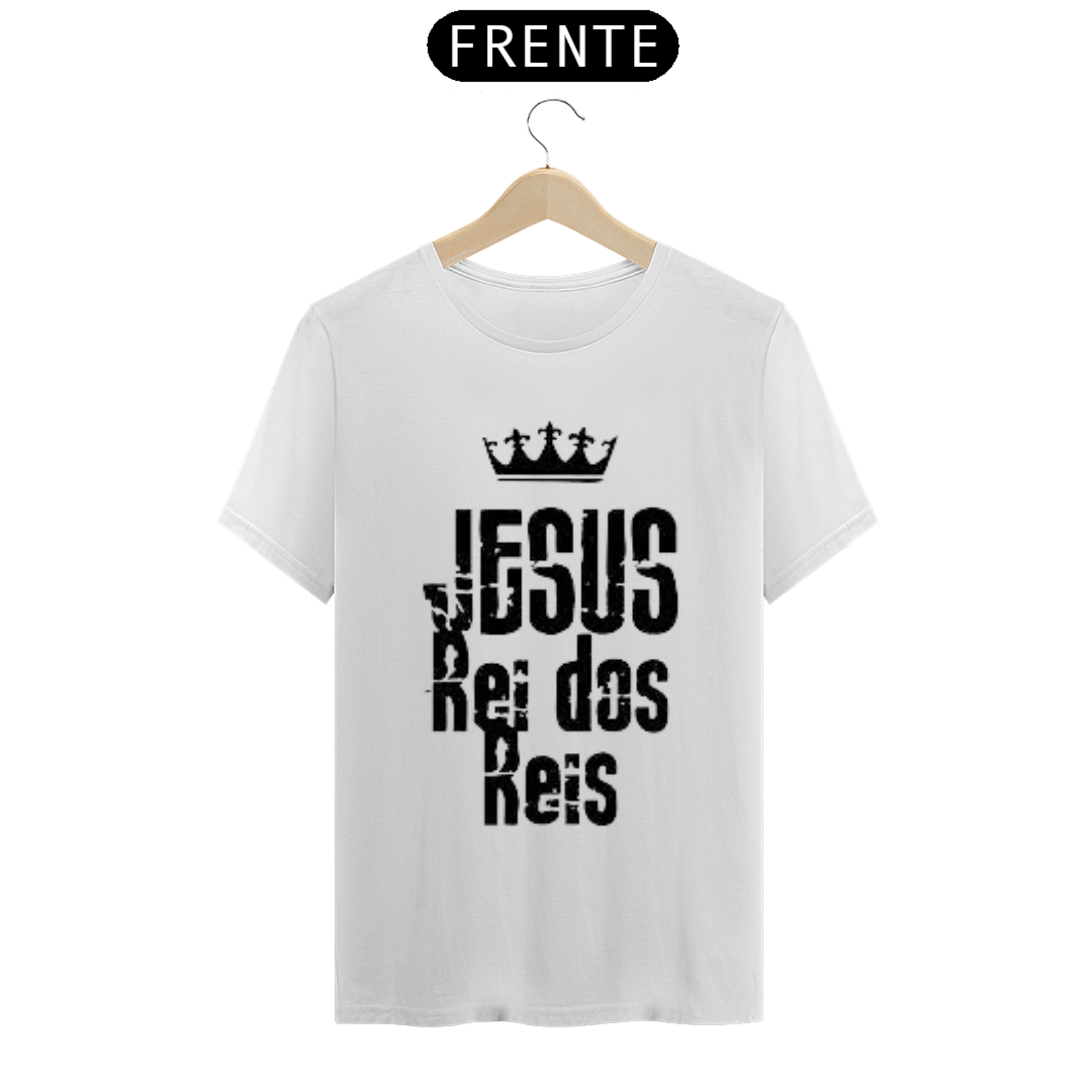 Nome do produto  Camisa gospel, ``Jesus reis dos reis´´ modelo 5