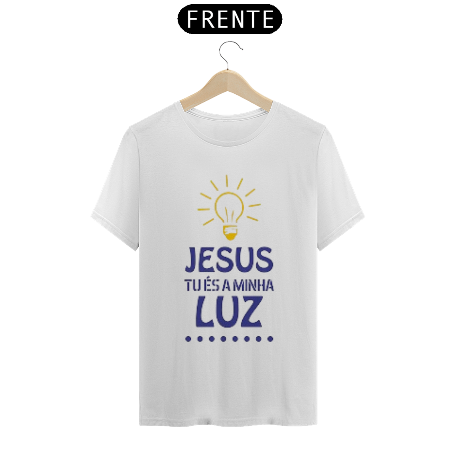 Nome do produto: Camisa gospel, ``Luz do mundo´´ modelo 2