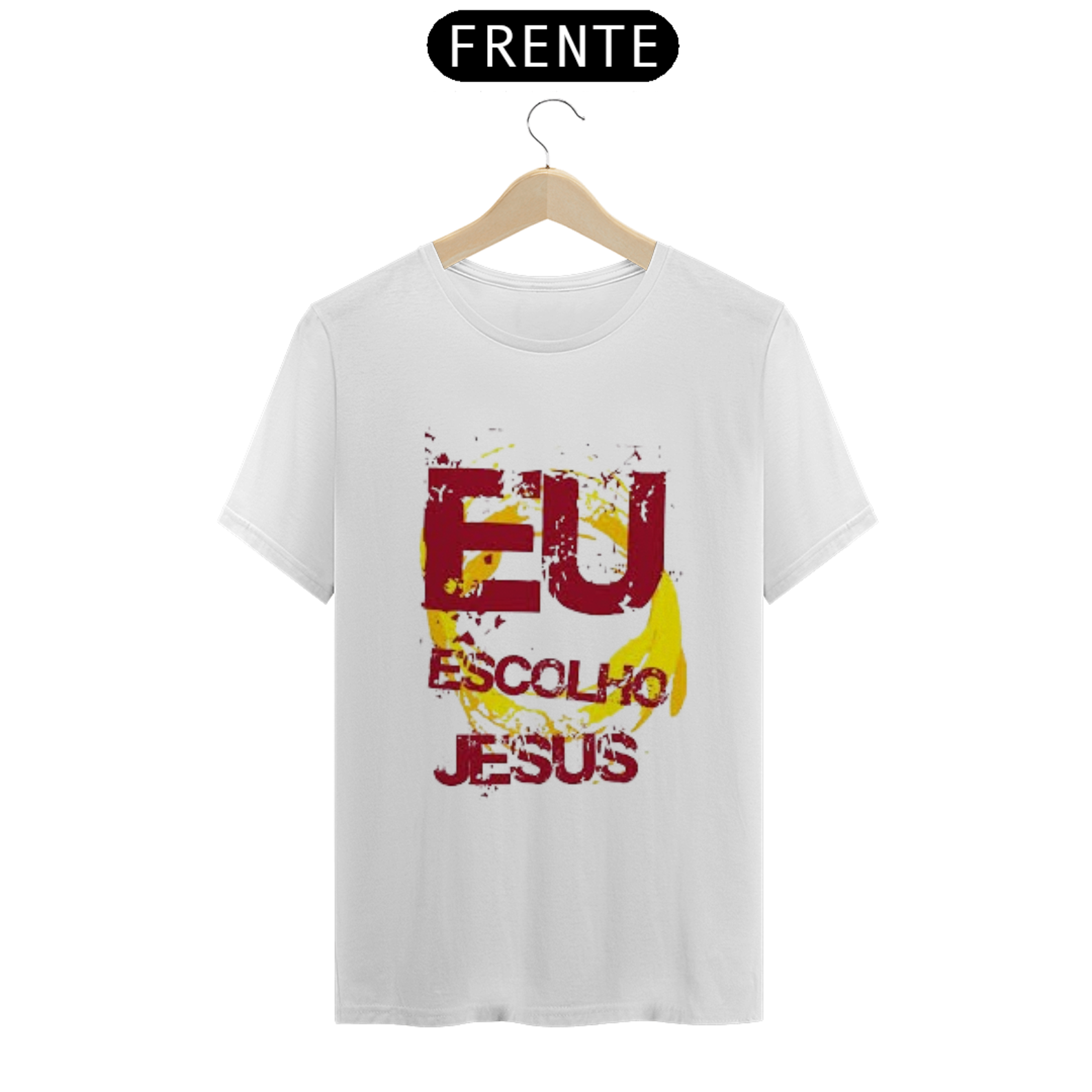 Nome do produto  Camisa gospel, ``Eu escolho Deus´´ modelo 2
