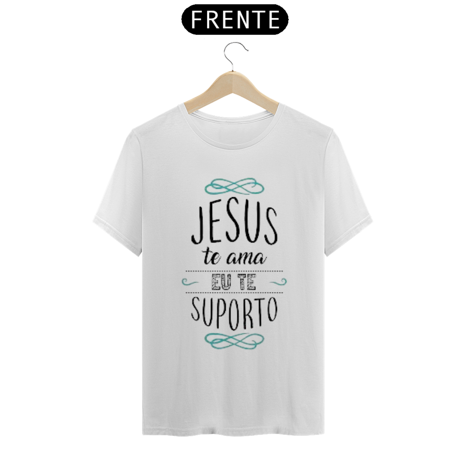 Nome do produto  Camisa gospel, ``Jesus te ama´´ modelo 1