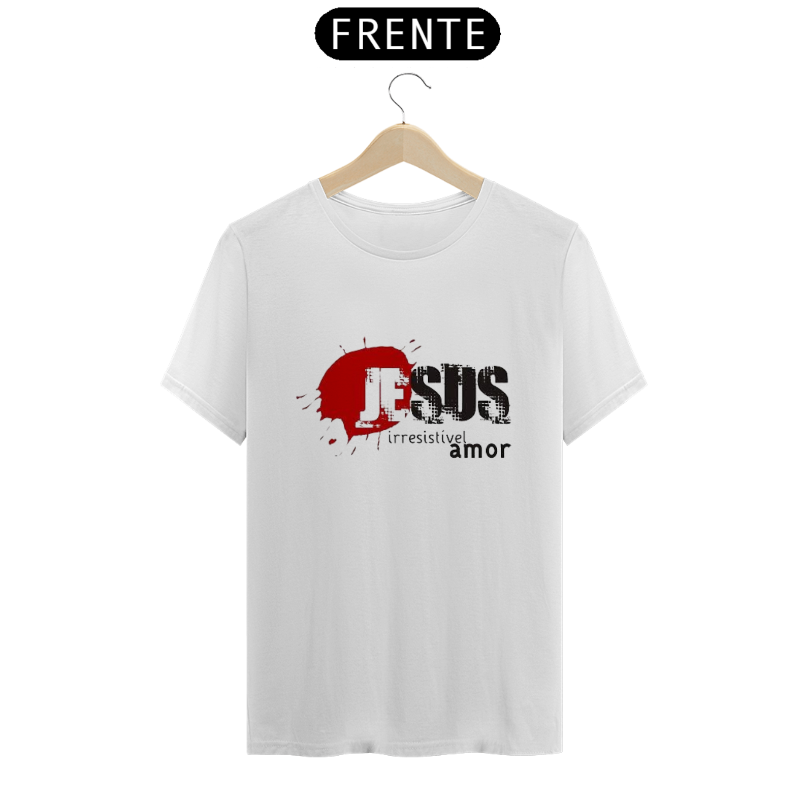 Nome do produto  Camisa gospel, ``Jesus te ama´´ modelo 2