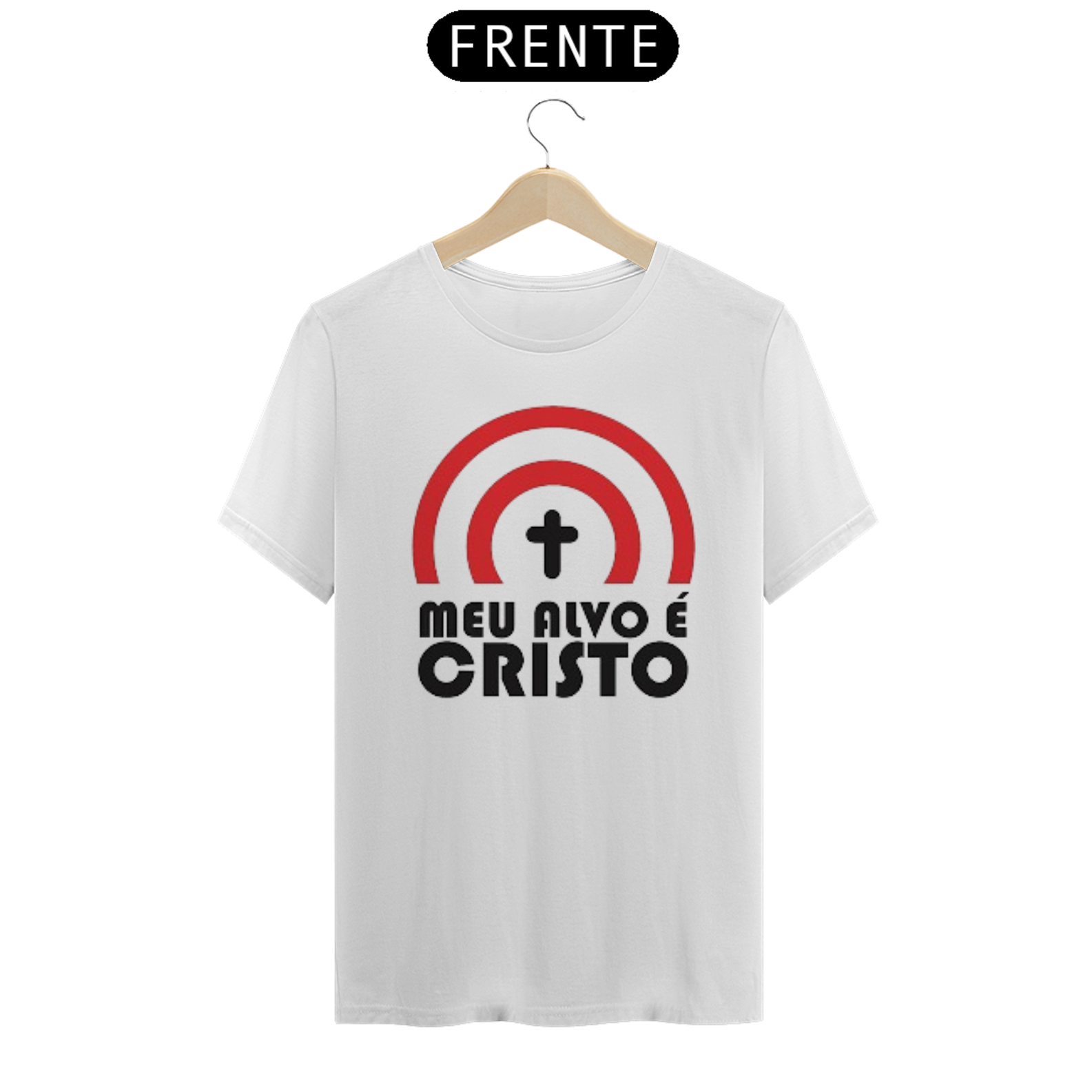 Nome do produto  Camisa gospel, ``Meu alvo é cristo´´ modelo 1 