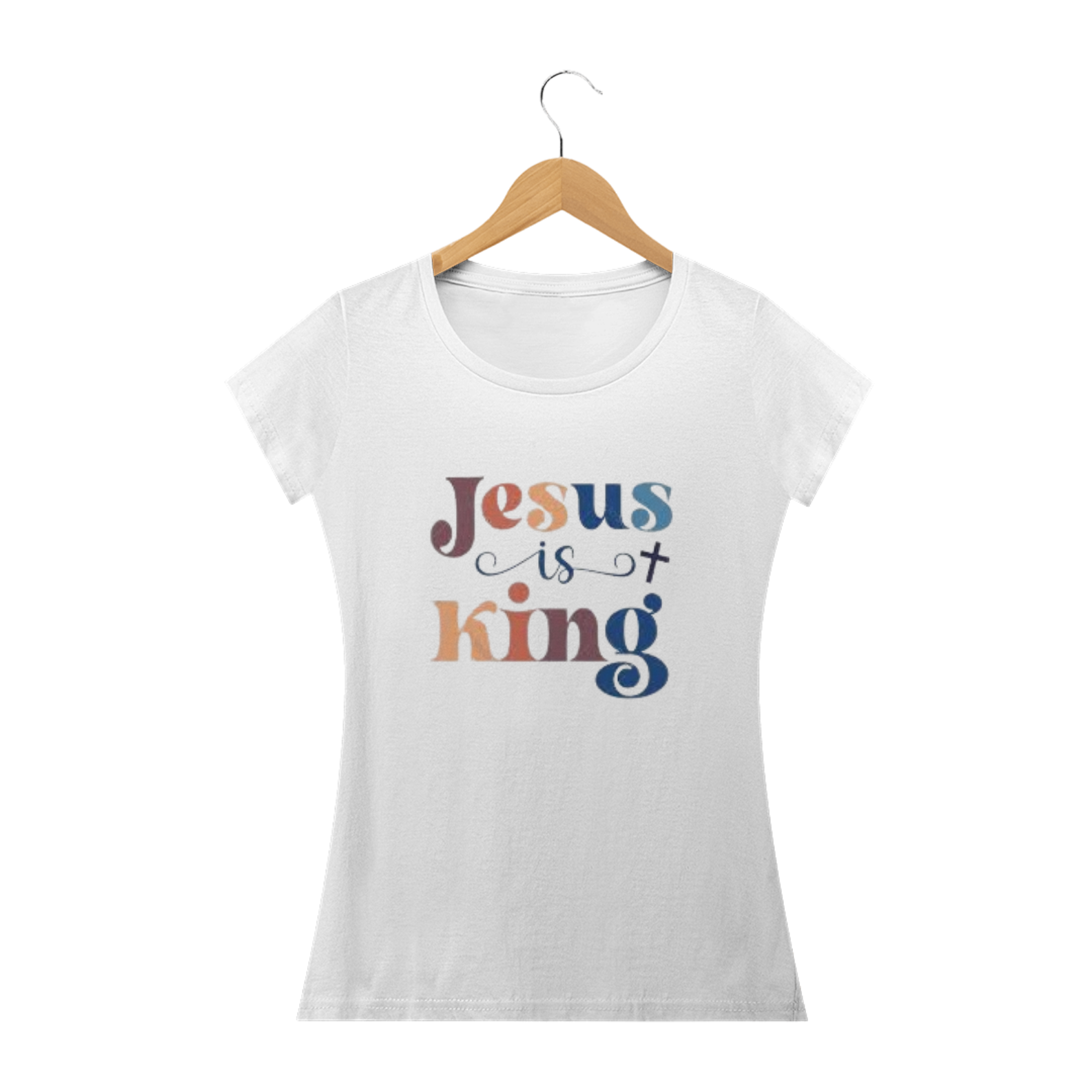 Nome do produto  Baby Long gospel, ``Jesus is king´´ modelo 2