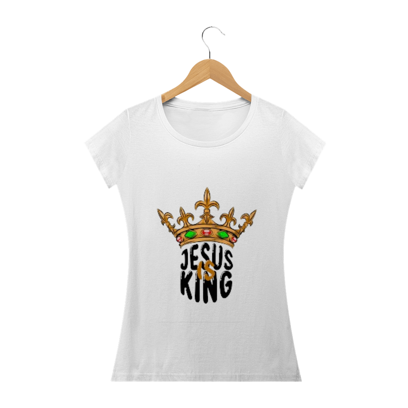 Nome do produto  Baby Long gospel, ``Jesus is king´´ modelo 3