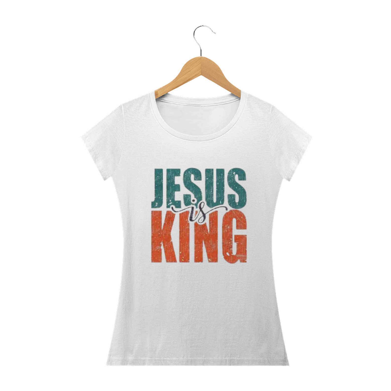 Nome do produto  Baby Long gospel, ``Jesus is king´´ modelo 7