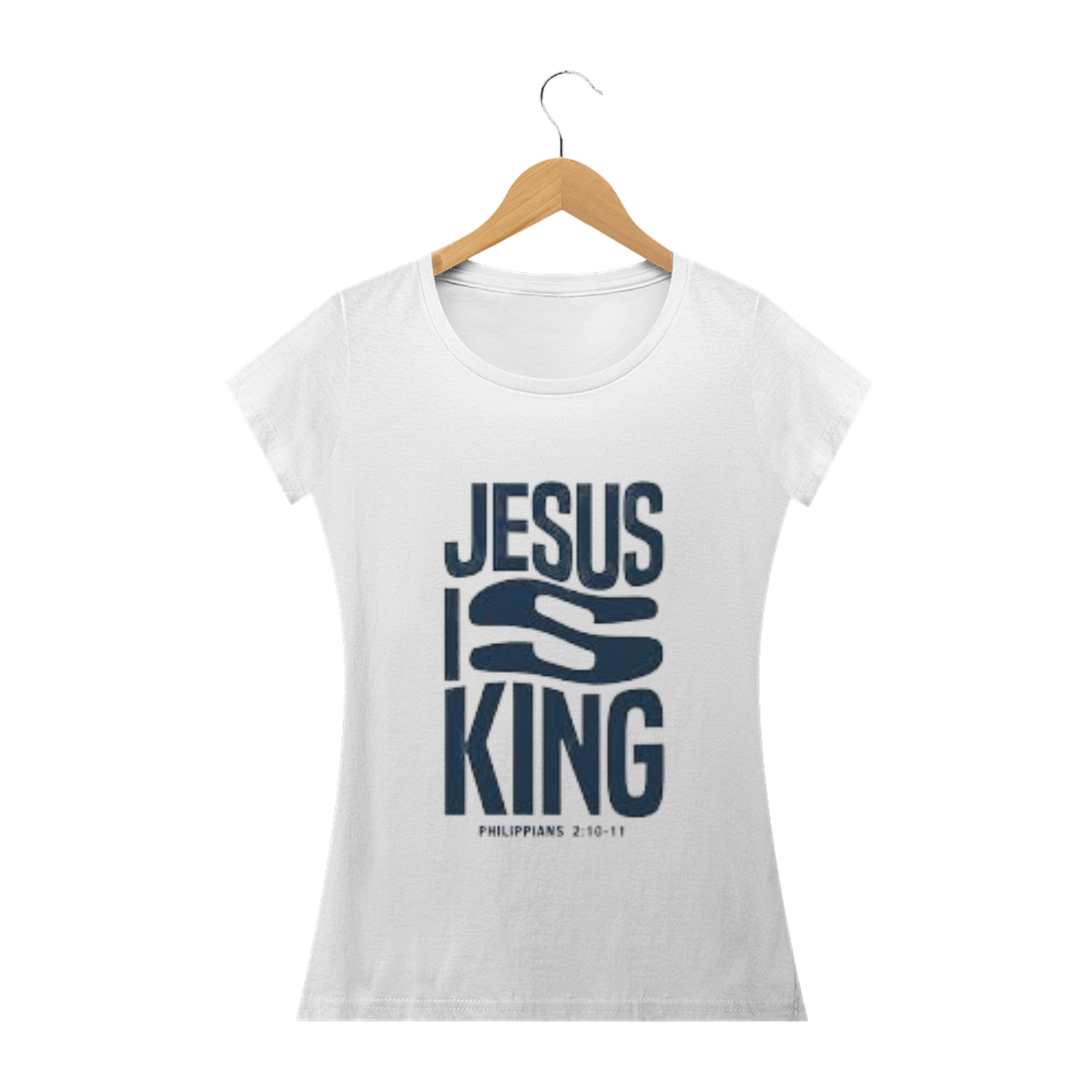 Nome do produto  Baby Long gospel, ``Jesus is king´´ modelo 11