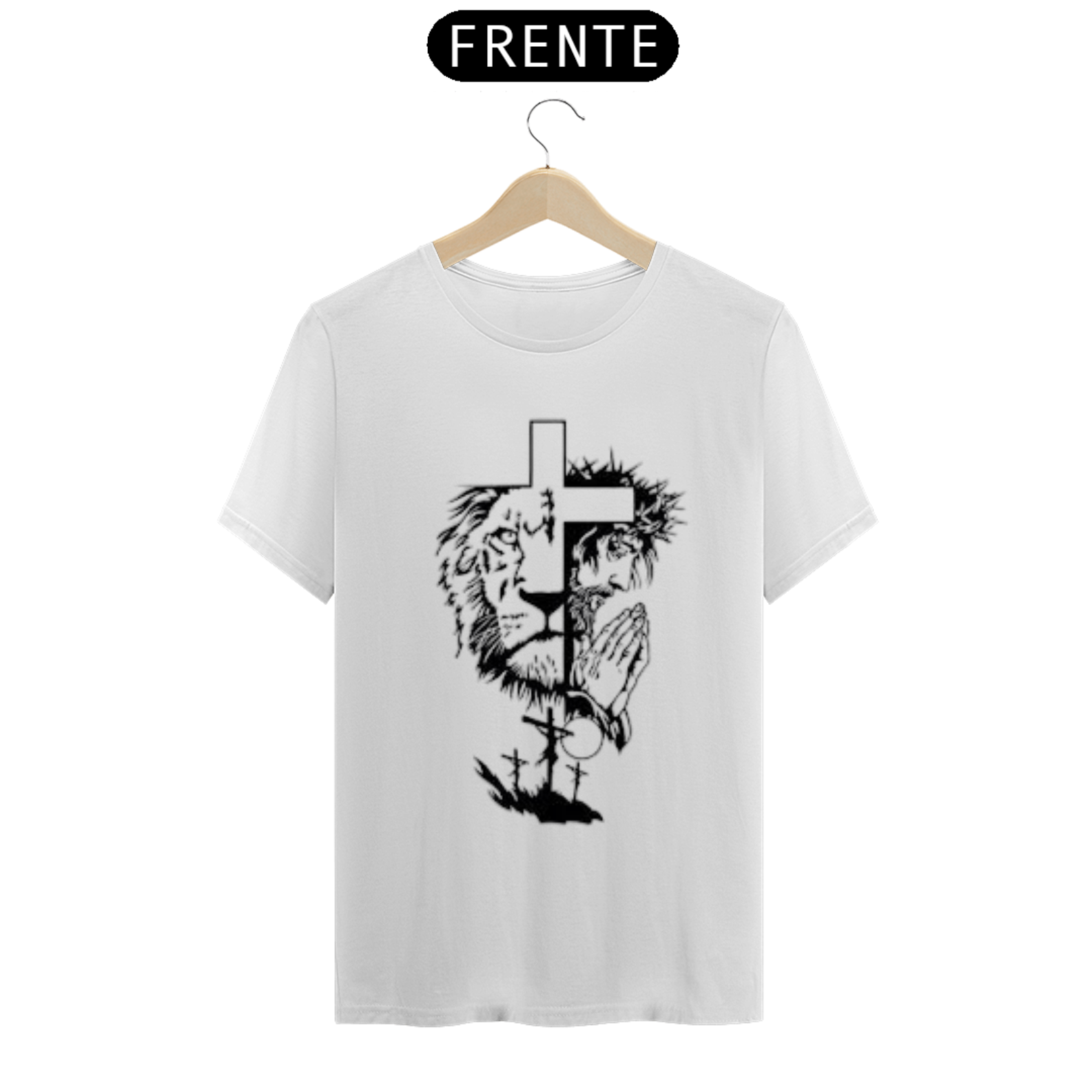 Nome do produto  Camisa gospel, Jesus leão da tribo de judá