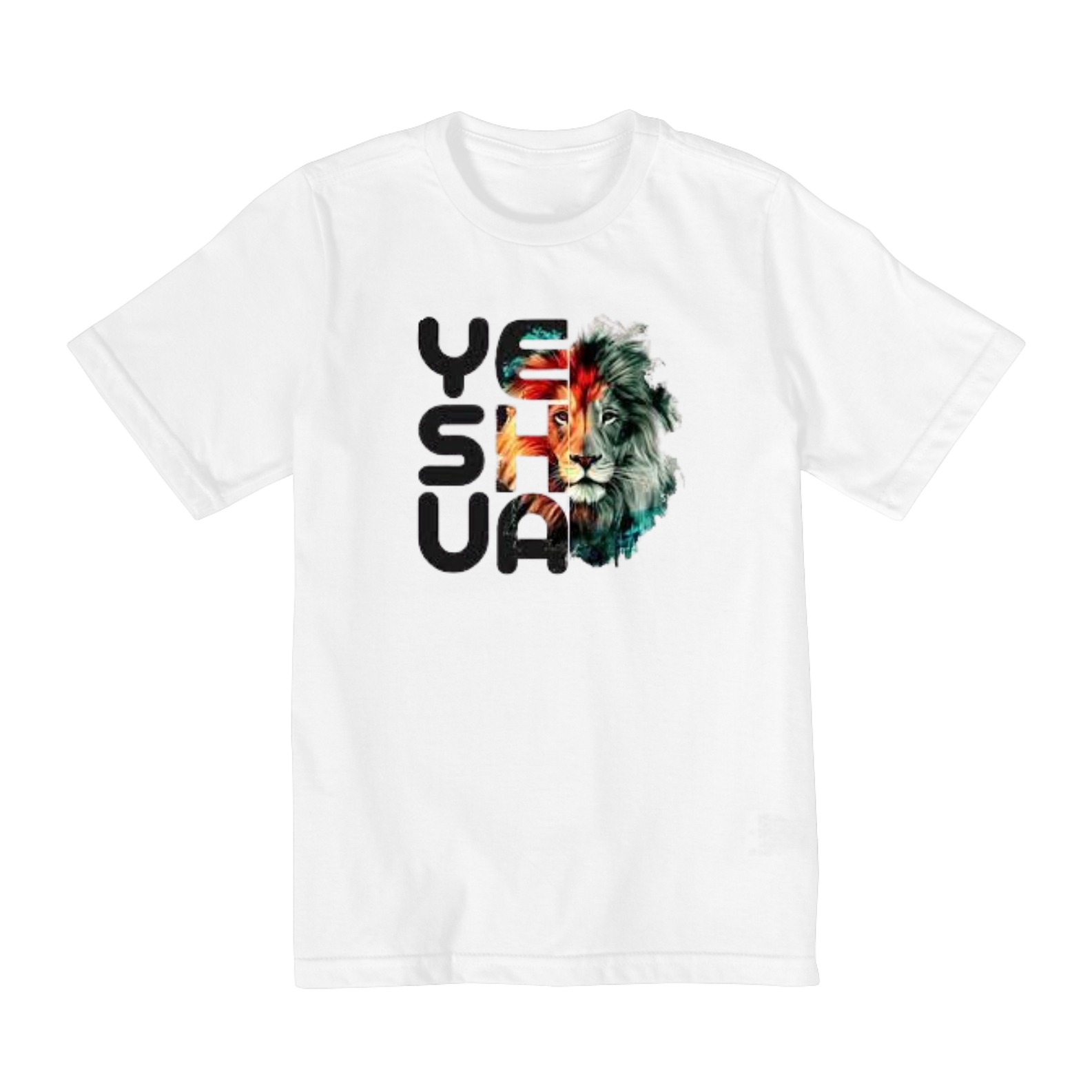 Nome do produto  Camisa Infantil gospel (10 A 14), ``Yeshua´´ modelo 1