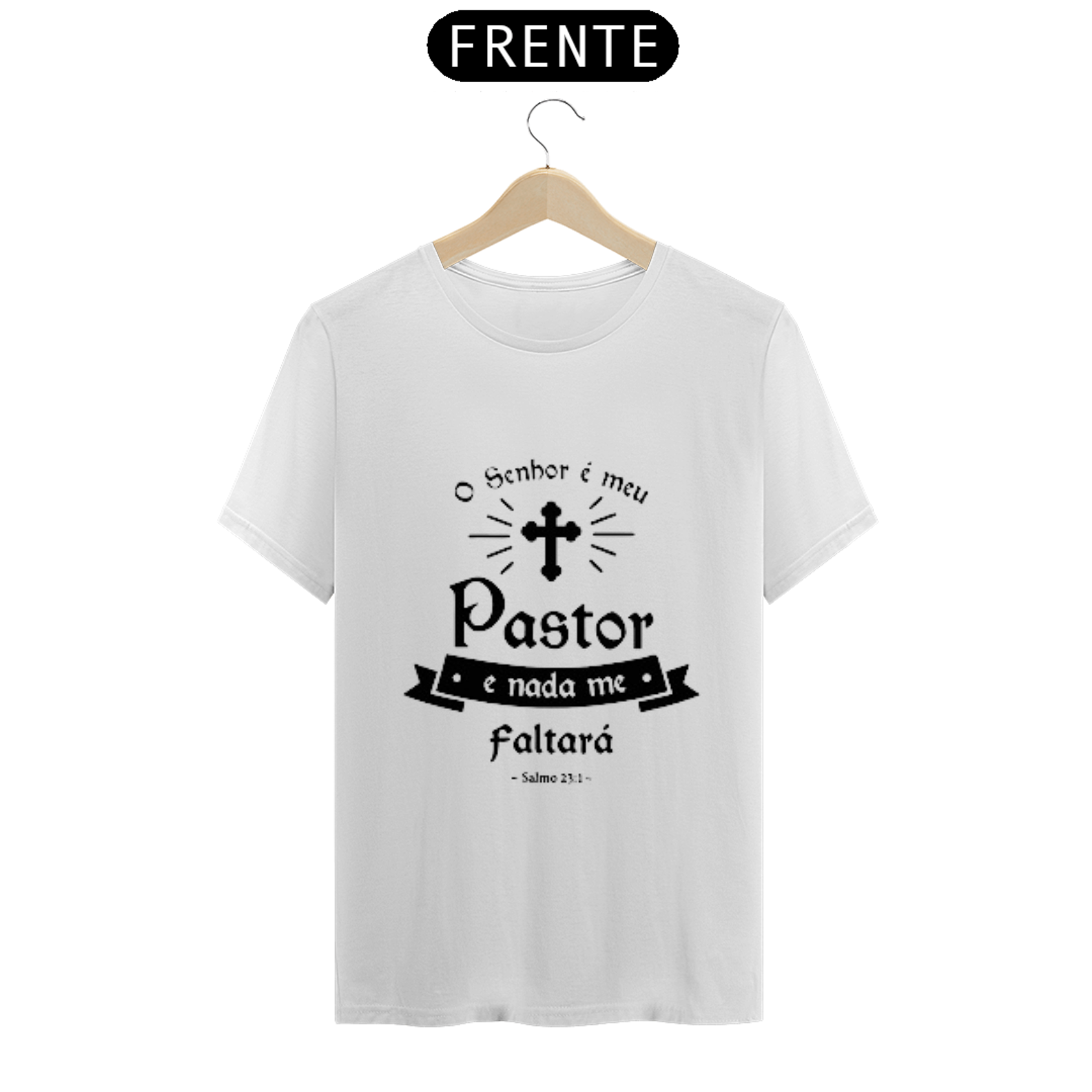 Nome do produto  Camisa gospel, ``O senhor é o meu pastor´´