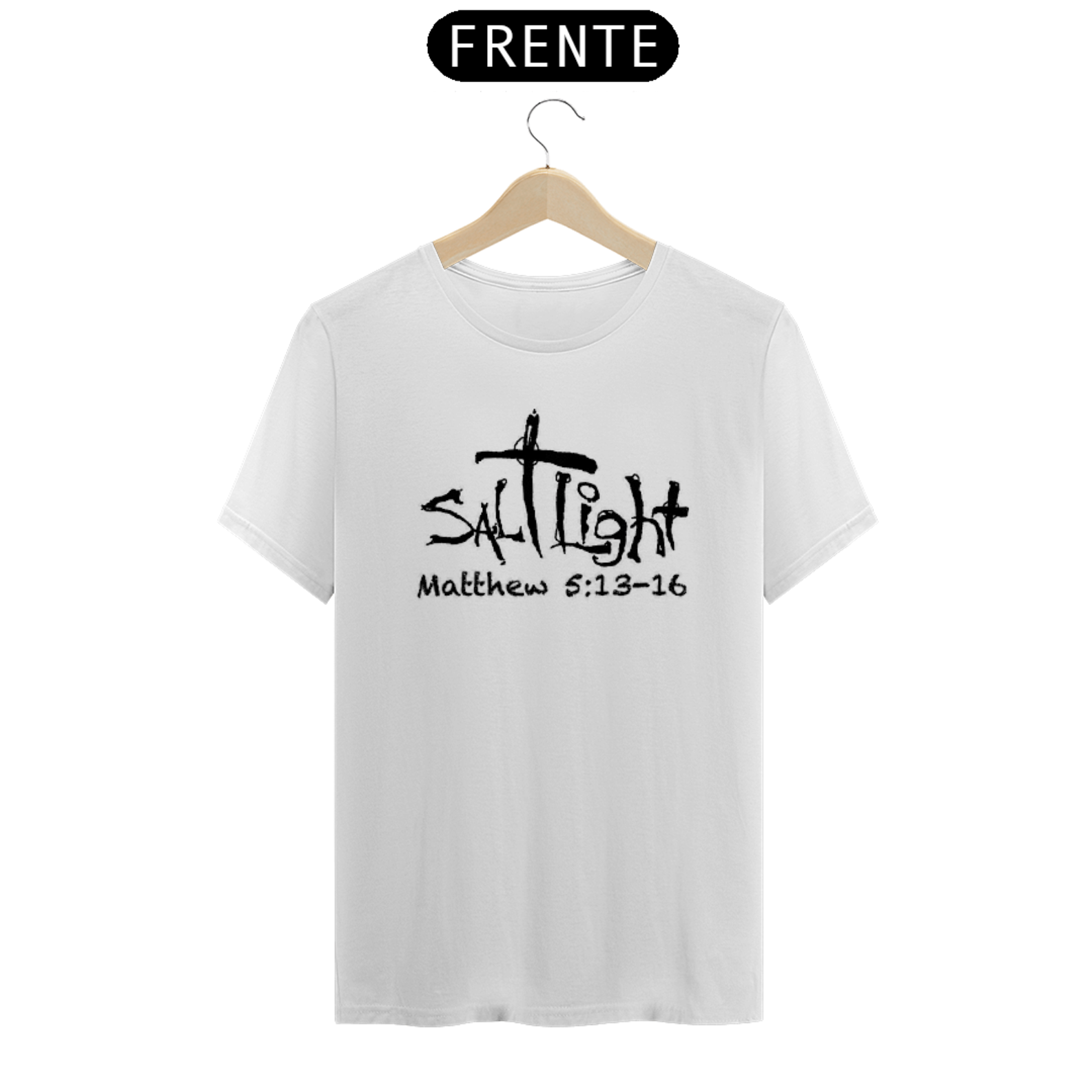 Nome do produto  Camisa gospel, ``Mateus 5:13-16´´