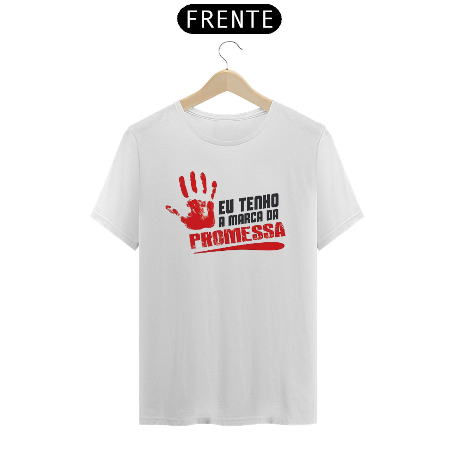 Nome do produto  Camisa gospel, ``Marca da promessa´´ modelo 1