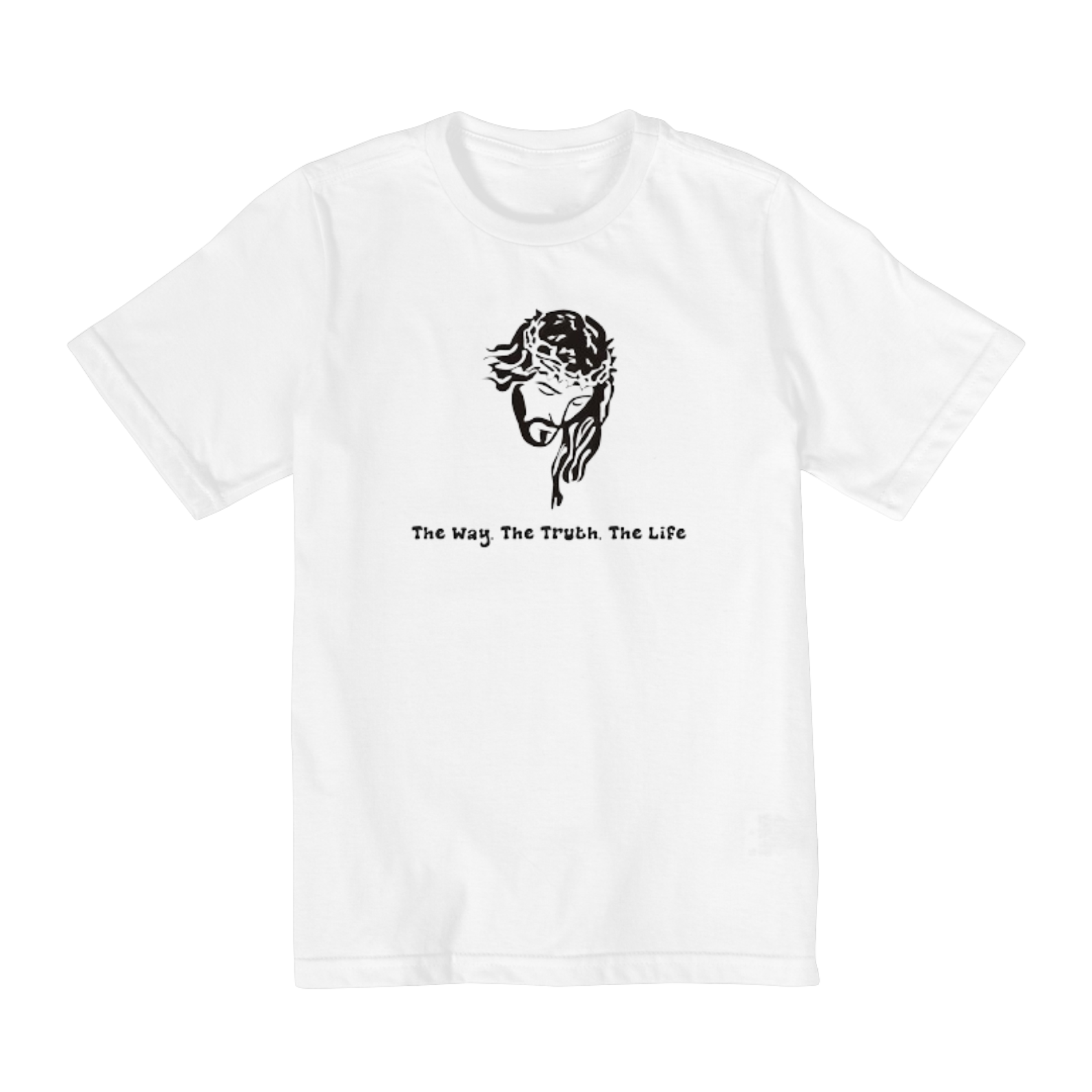 Nome do produto  Camisa infantil gospel (2 A 8), ``The way, the truth, the life´´