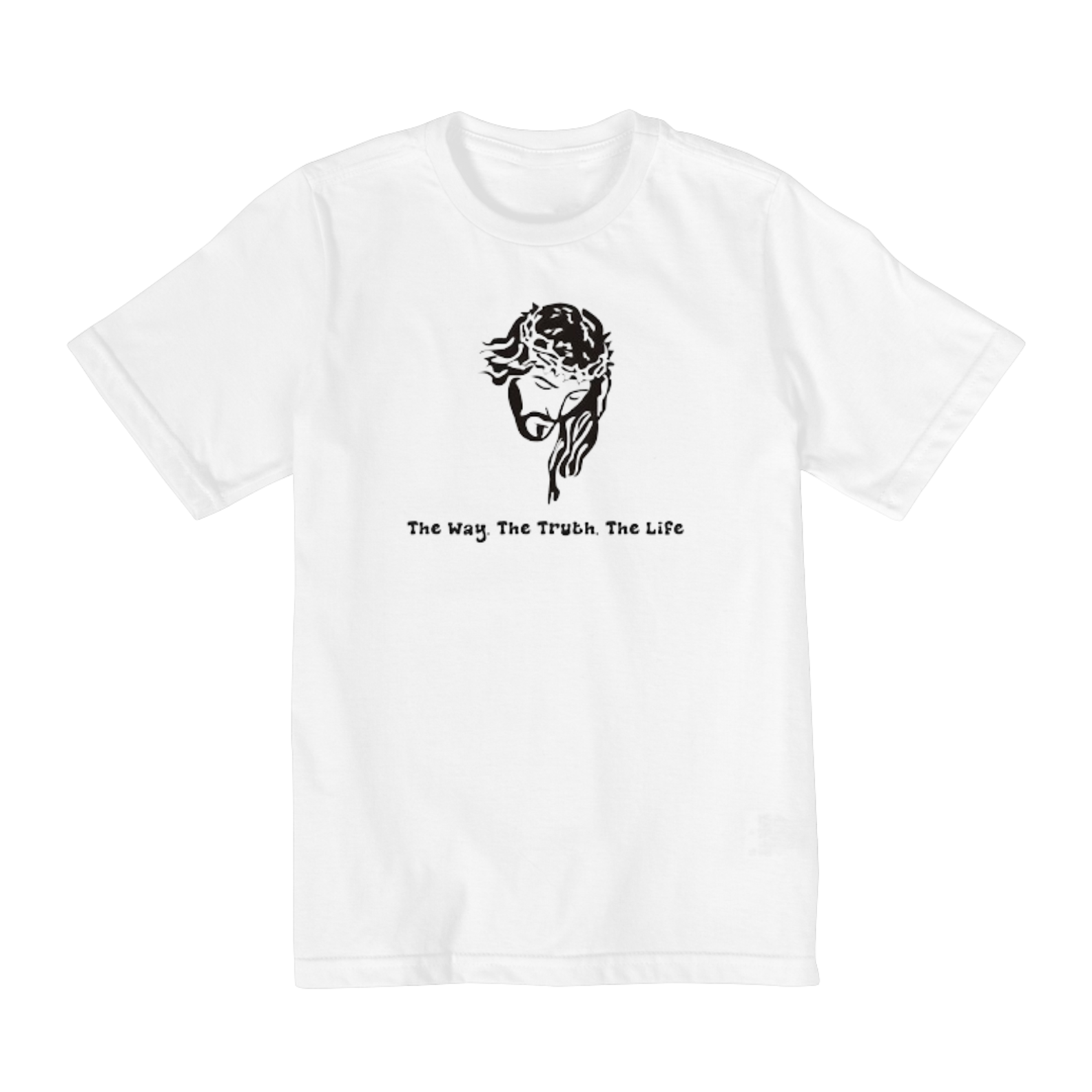 Nome do produto  Camisa Infantil gospel (10 A 14), ``The way, the truth, the life´´