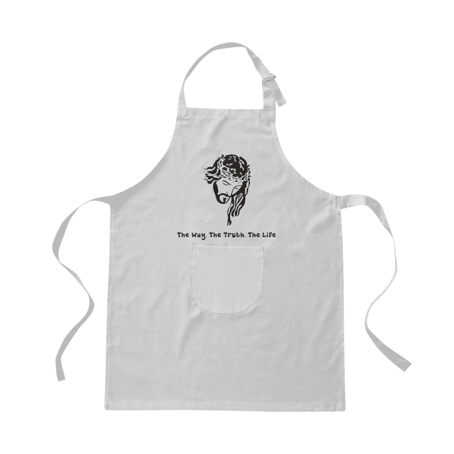 Nome do produto  Avental gospel, ``The way, the truth, the life´´