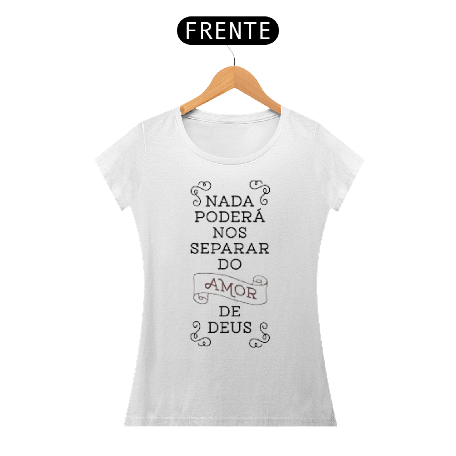 Nome do produto  Baby Long gospel, ´´Nada poderá nos separar´´