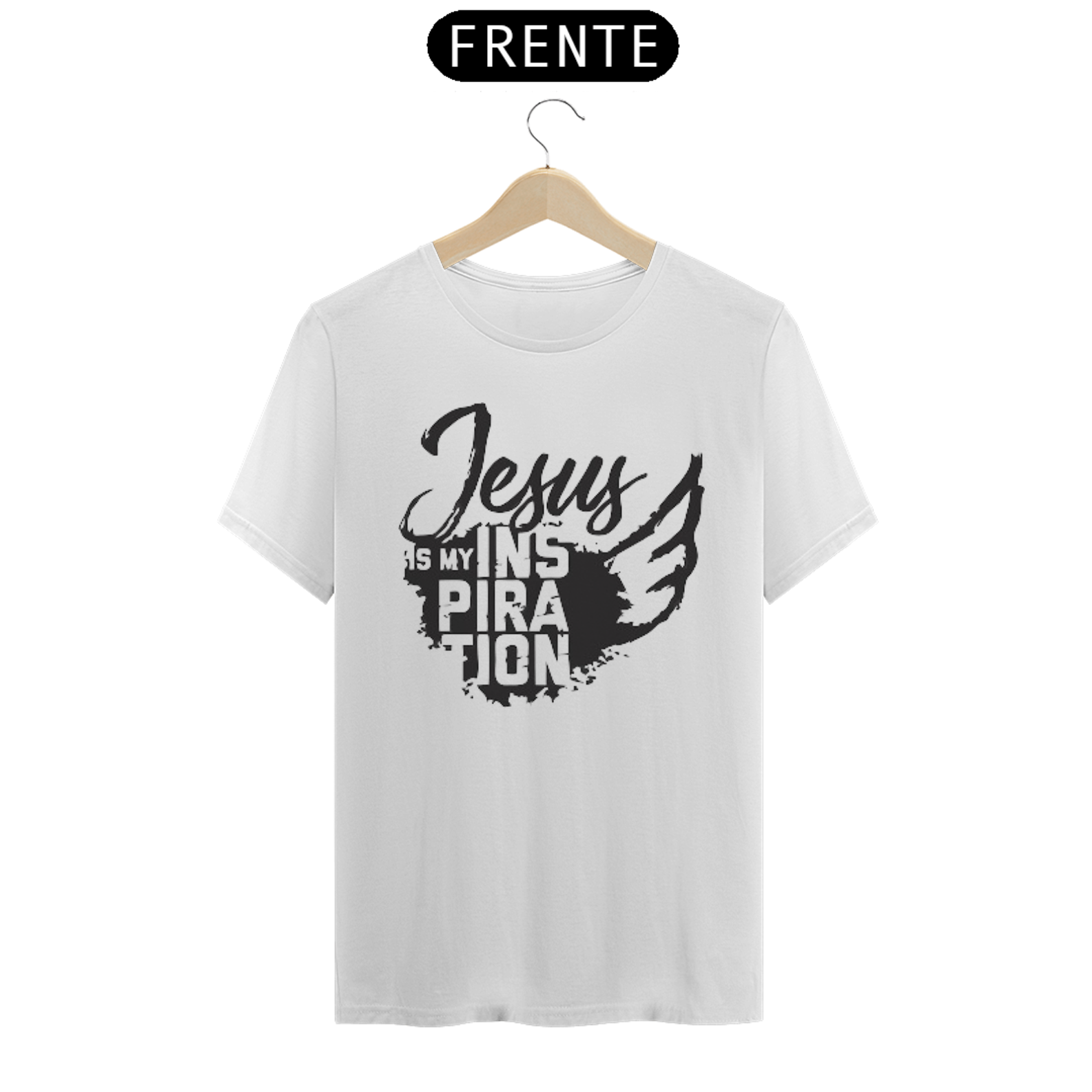 Nome do produto  Camisa gospel, ´´Jesus is my inspiration´´