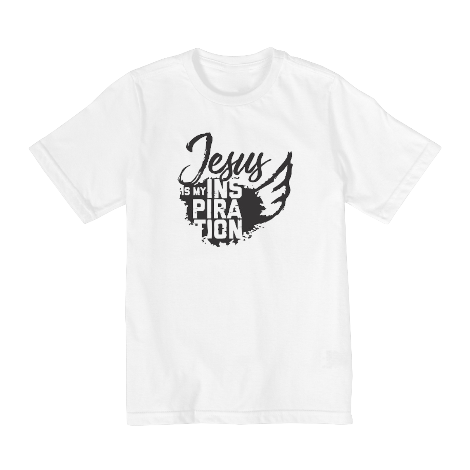 Nome do produto  Camisa infantil gospel (2 A 8), ´´Jesus is my inspiration´´